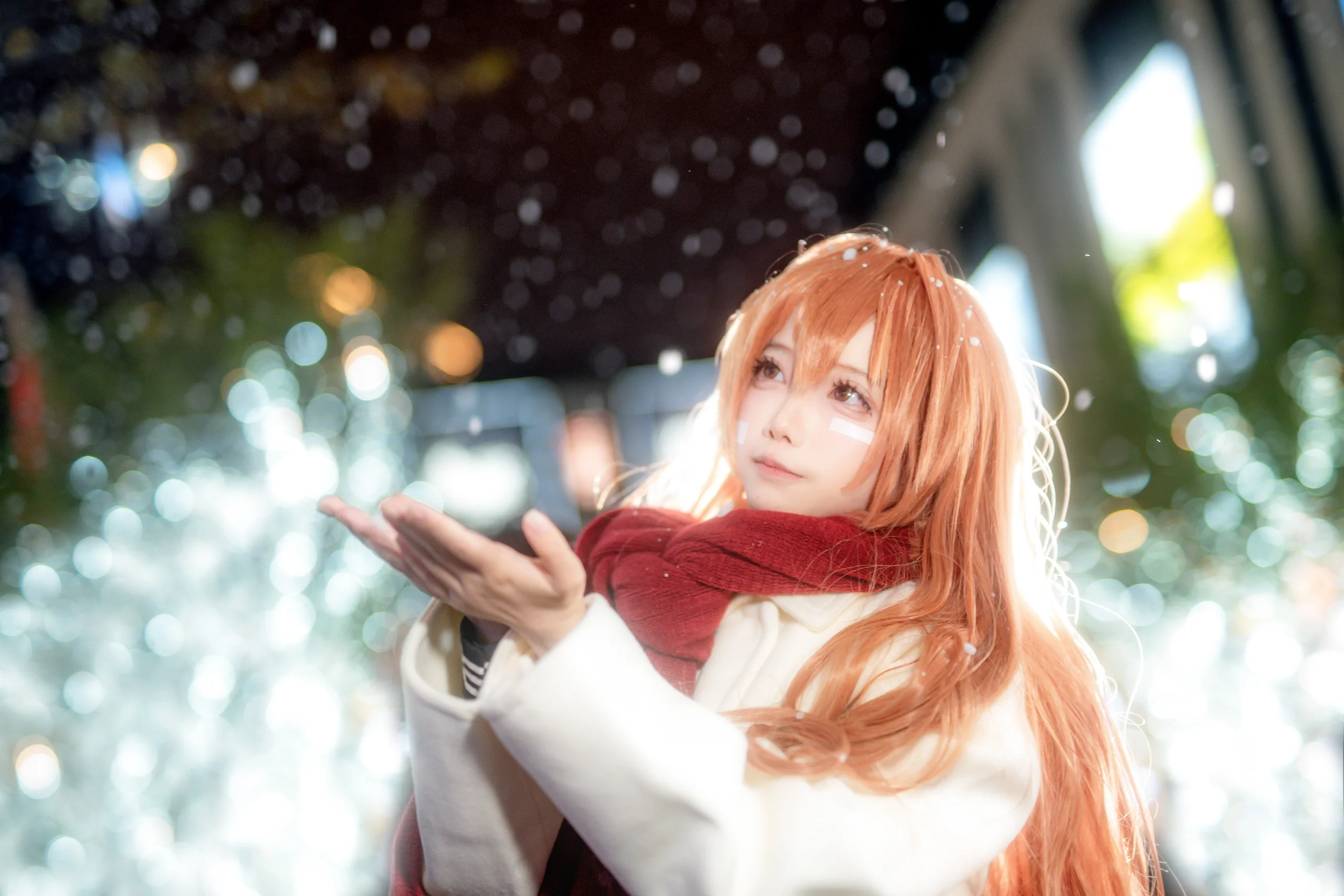 【逢坂大河cos】龙与虎的冬日圣诞，雪中的掌中老虎 - 第 7 张