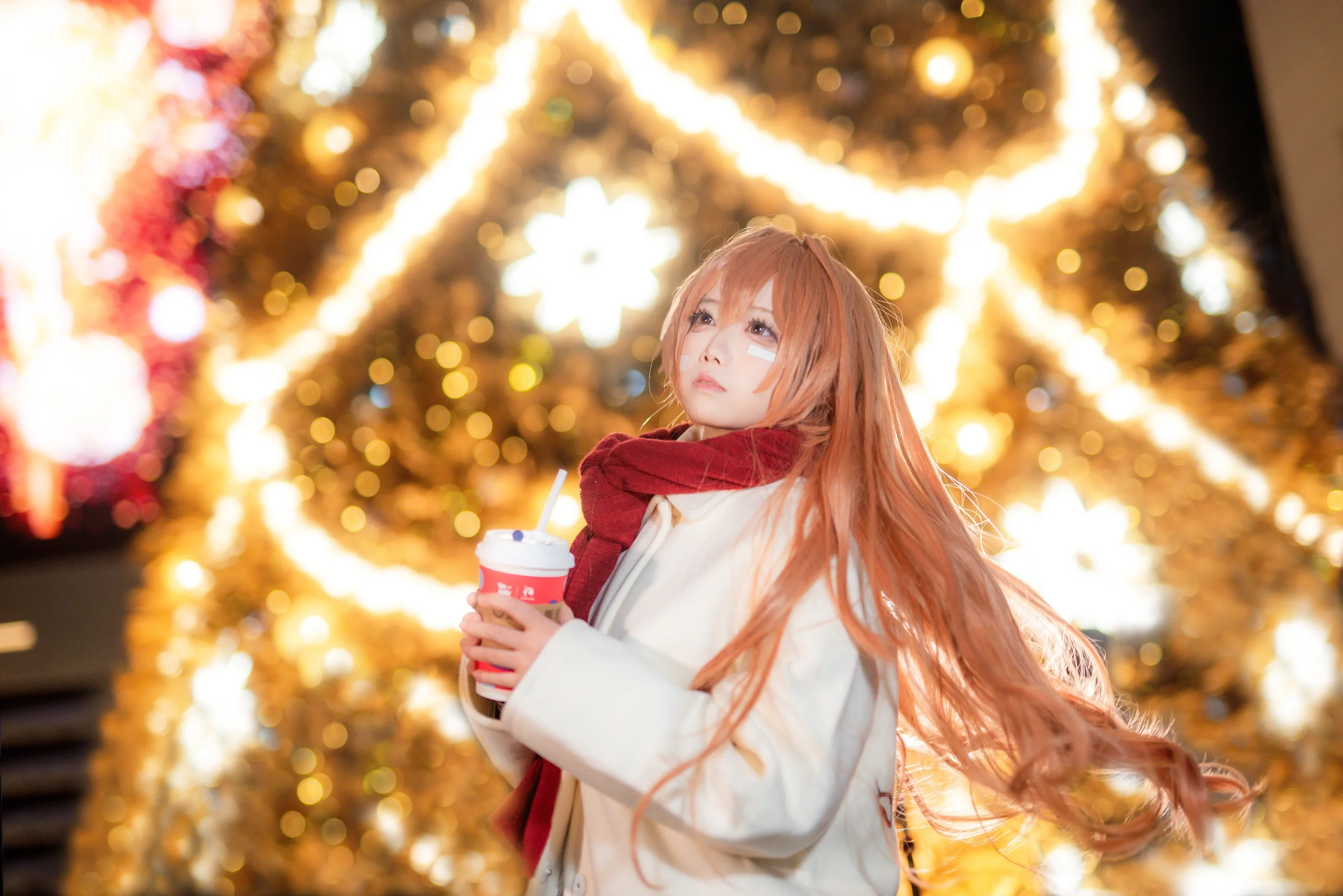 【逢坂大河cos】龙与虎的冬日圣诞，雪中的掌中老虎 - 第 9 张