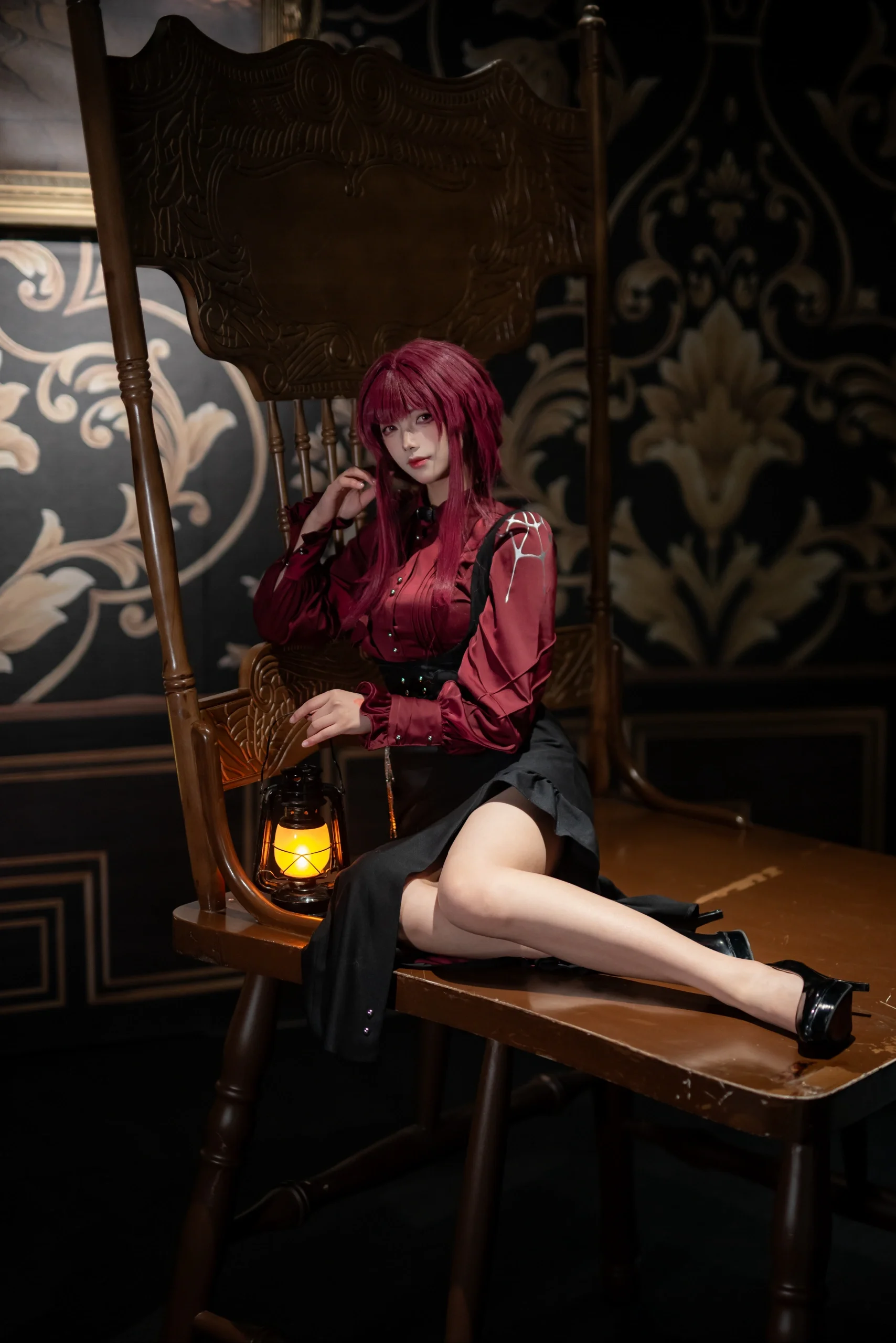 [Kafka Cosplay] Revisiting The British Library: Another Take on the Mature Style Photoshoot - Image 4