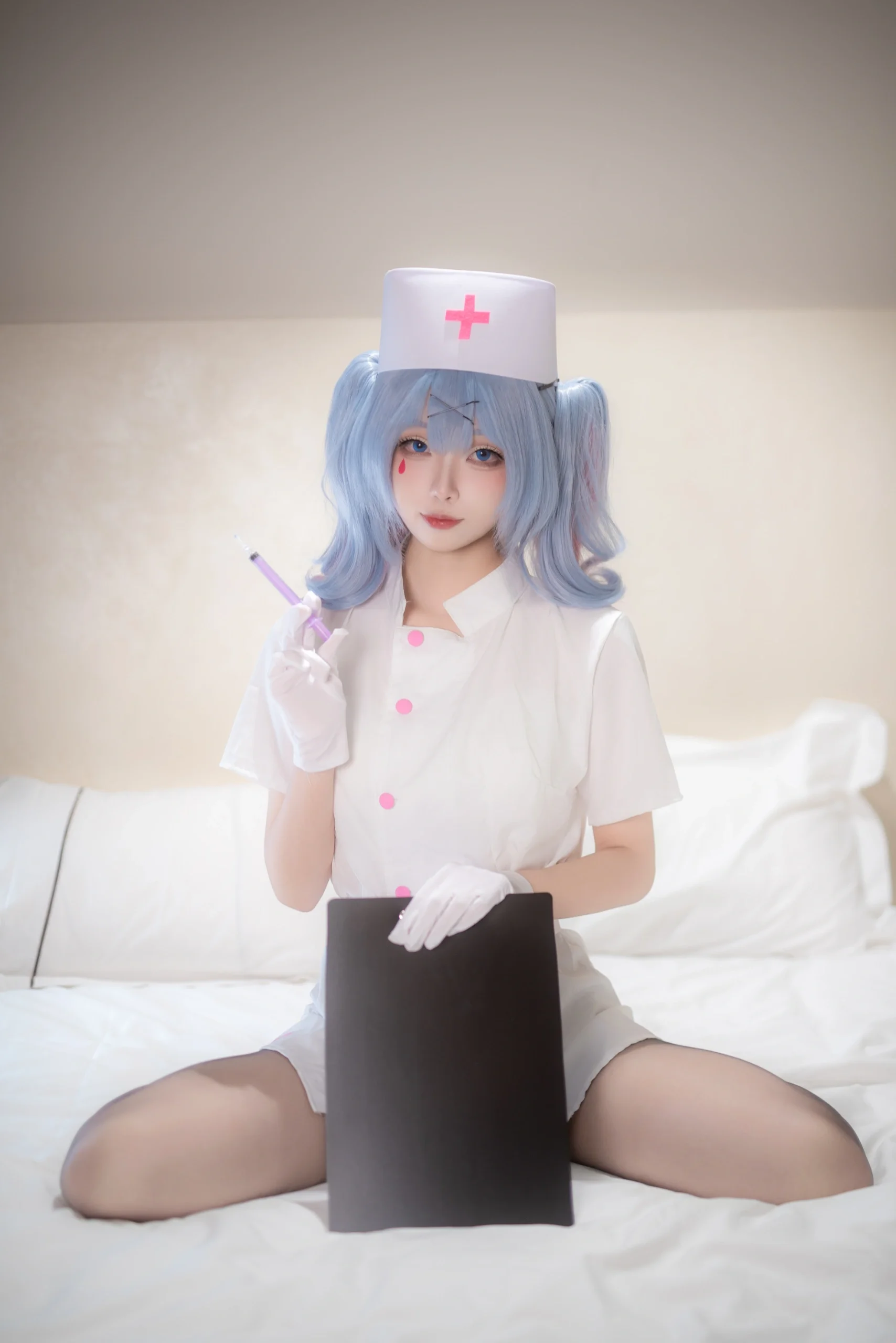 【初音未来cos】初音未来兔子洞护士服，沉浸式诊疗室里的个人写真 - 第 3 张