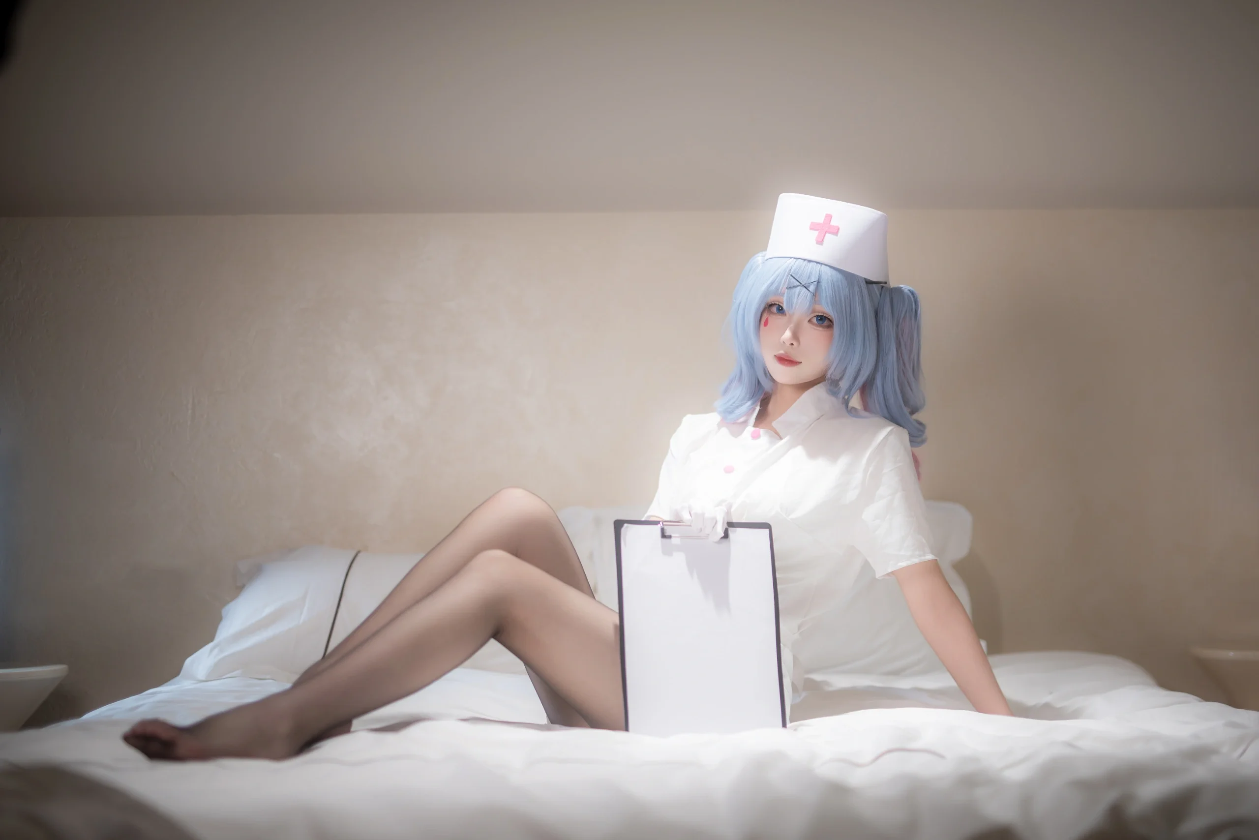 【初音未来cos】初音未来兔子洞护士服，沉浸式诊疗室里的个人写真 - 第 6 张