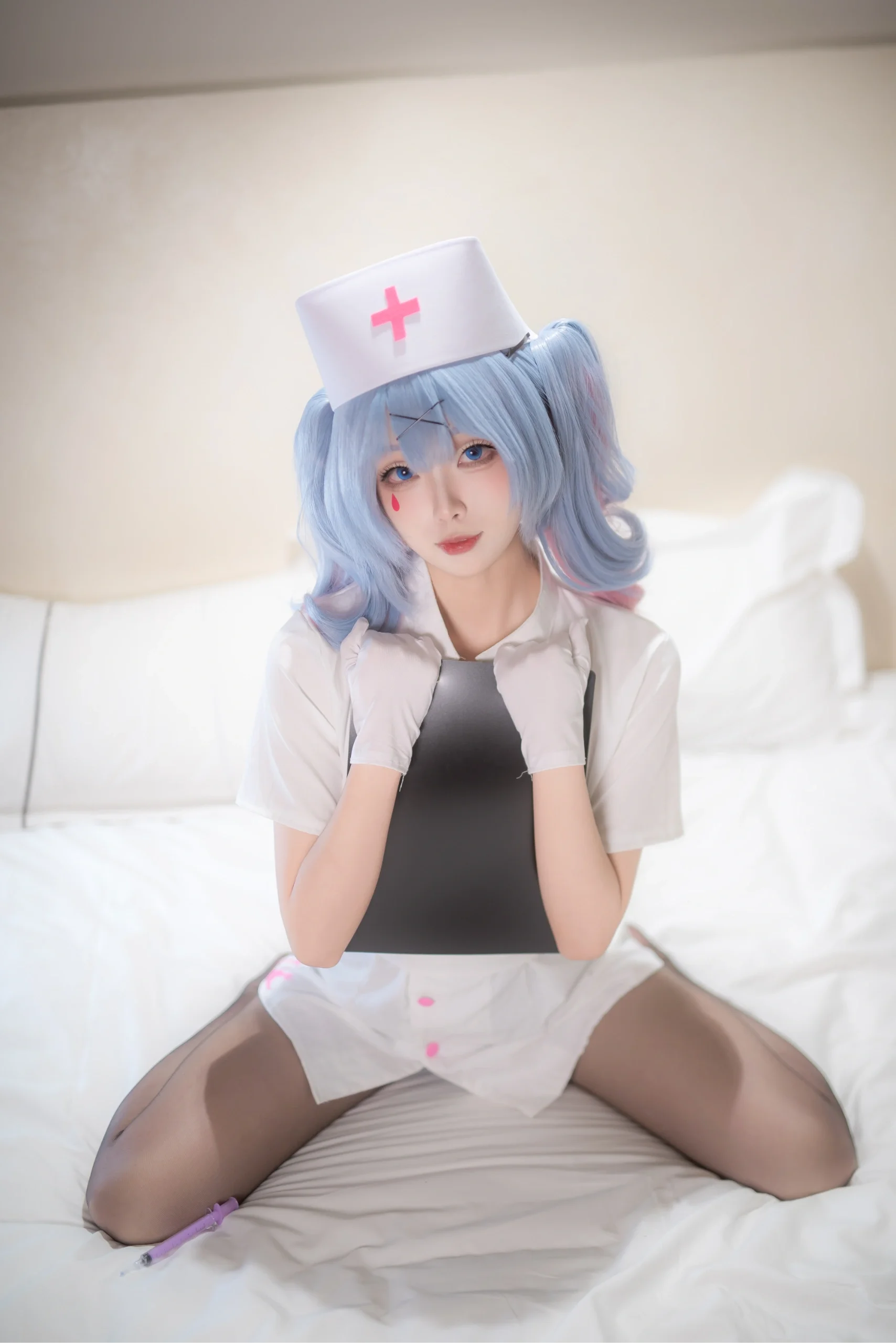 【初音未来cos】初音未来兔子洞护士服，沉浸式诊疗室里的个人写真 - 第 7 张
