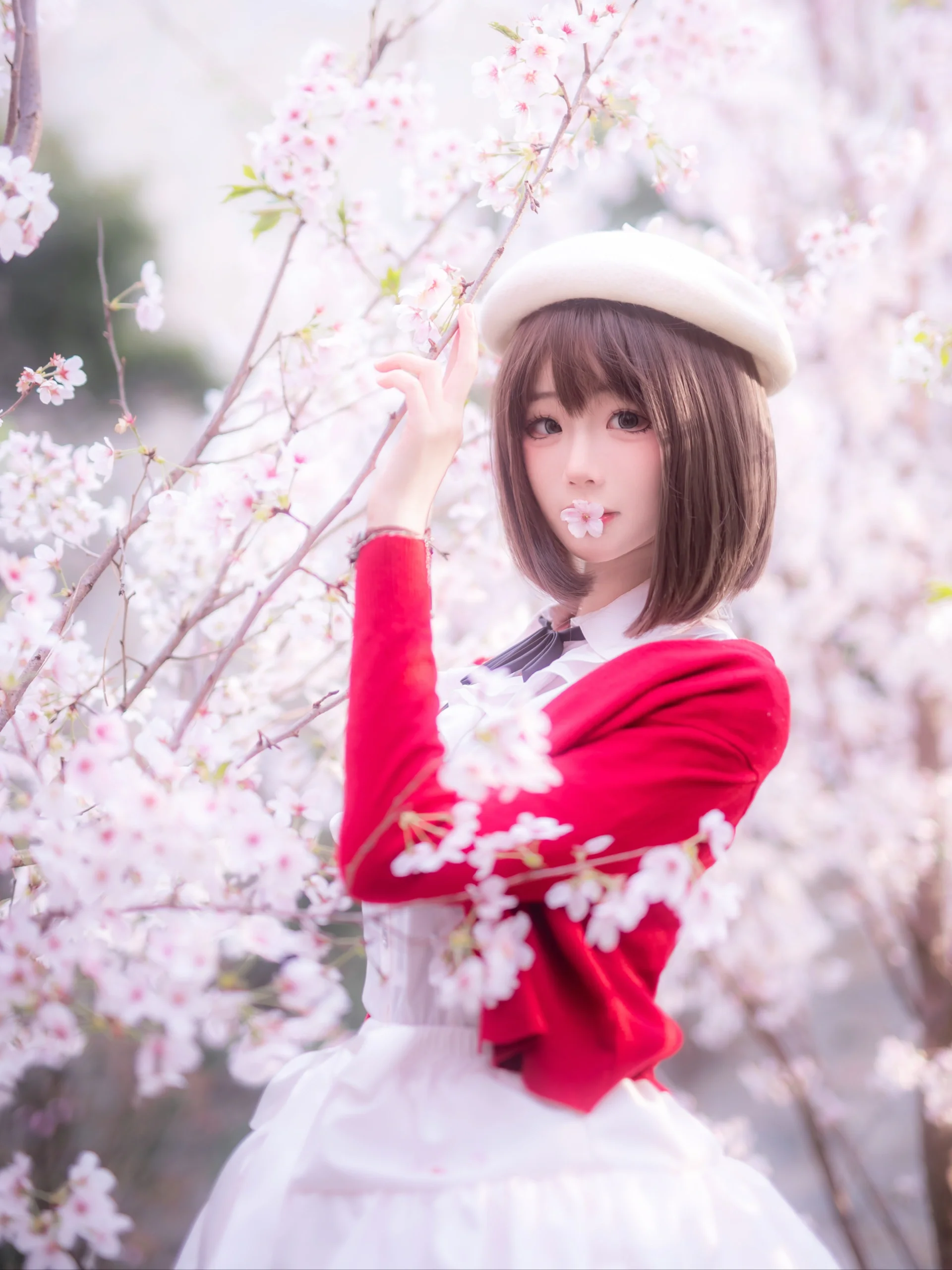 【加藤惠cos】重大虎溪春日限定，在樱花林里寻找路人女主 - 第 3 张