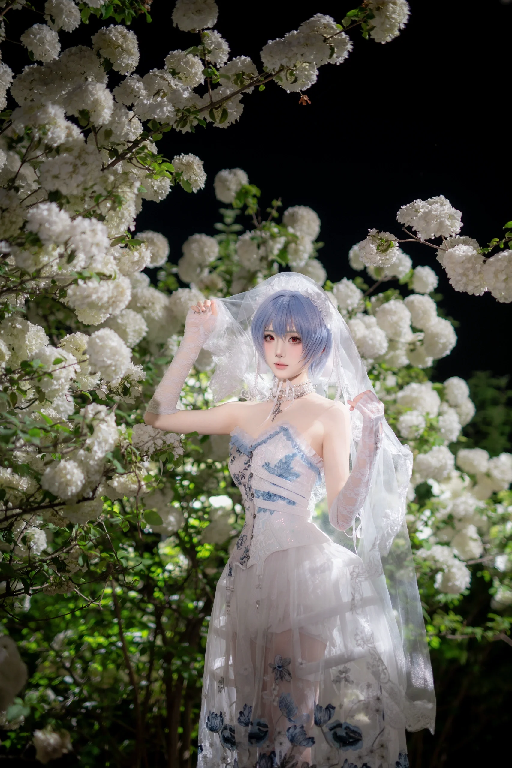 【綾波麗cos】重大虎溪木繡球下的夢幻之夜 - 第 4 張