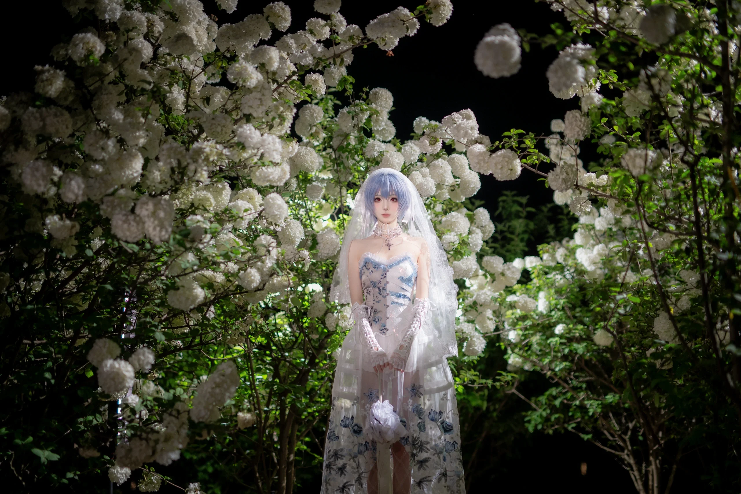 【綾波麗cos】重大虎溪木繡球下的夢幻之夜 - 第 6 張