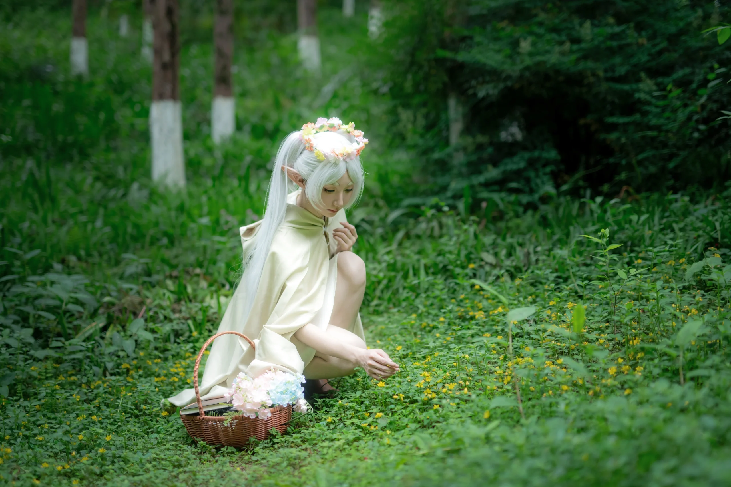 【芙莉莲cos】重庆突发暴雨的雨林限定版精灵