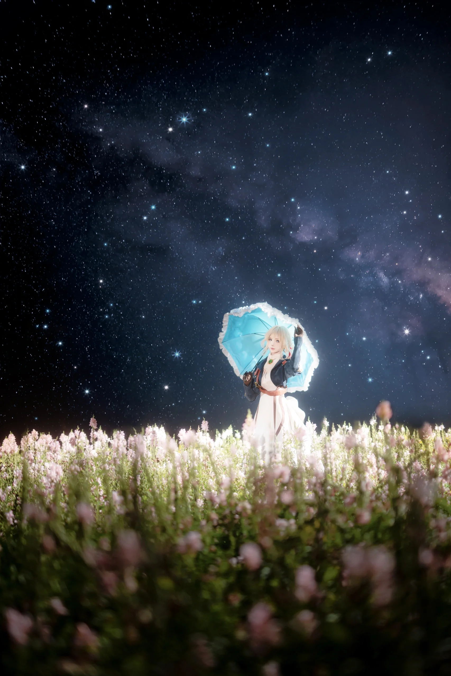 【薇尔莉特cos】紫罗兰永恒花园的星空与花海