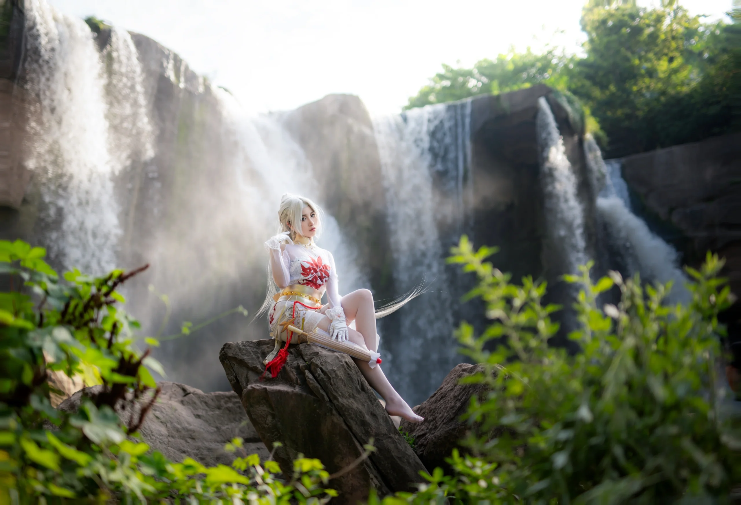 【宁红夜cos】深山飞瀑，幽林独坐 - 第 2 张