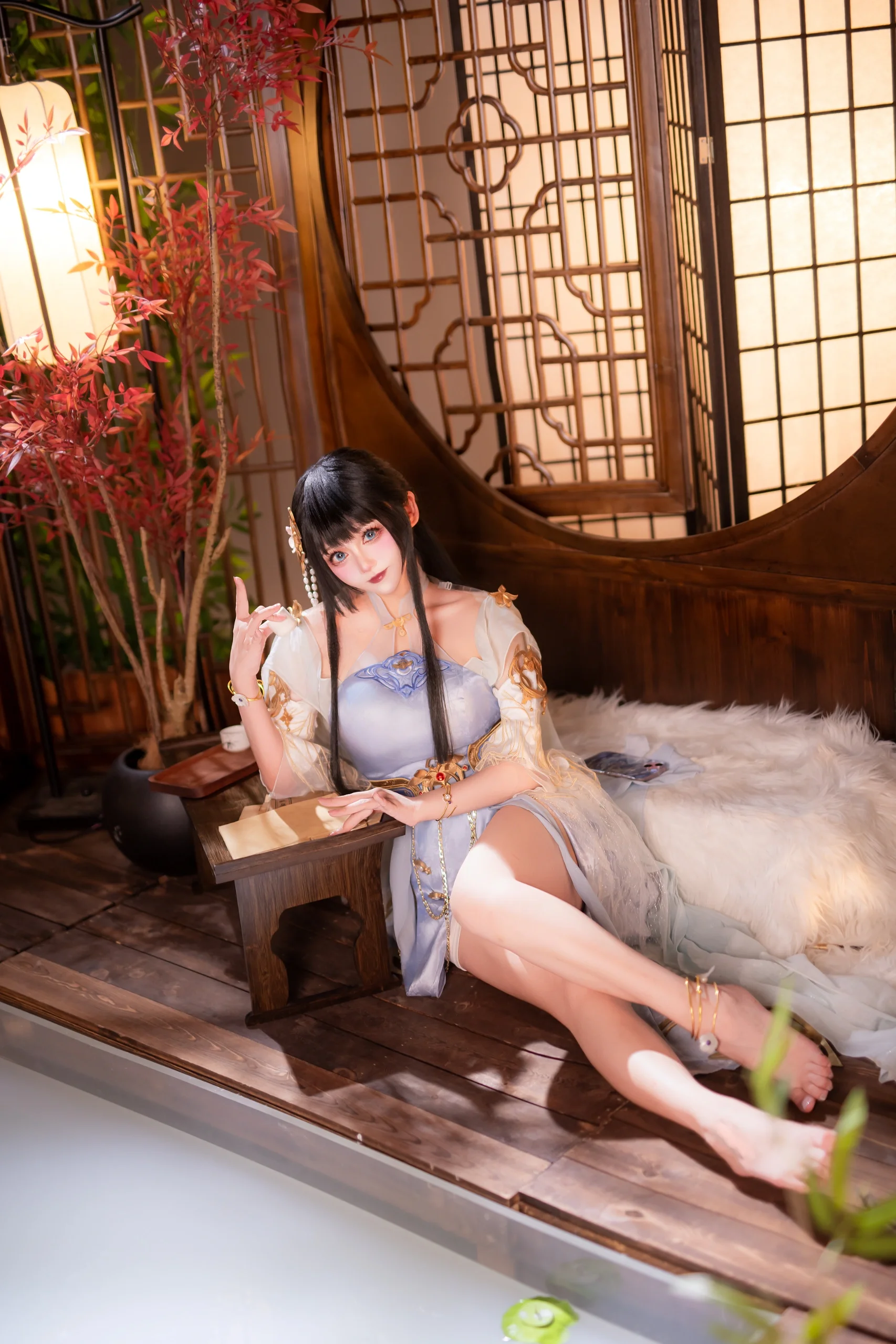【殷紫萍cos】永劫无间里这位医者的清冷与灵动 - 第 1 张