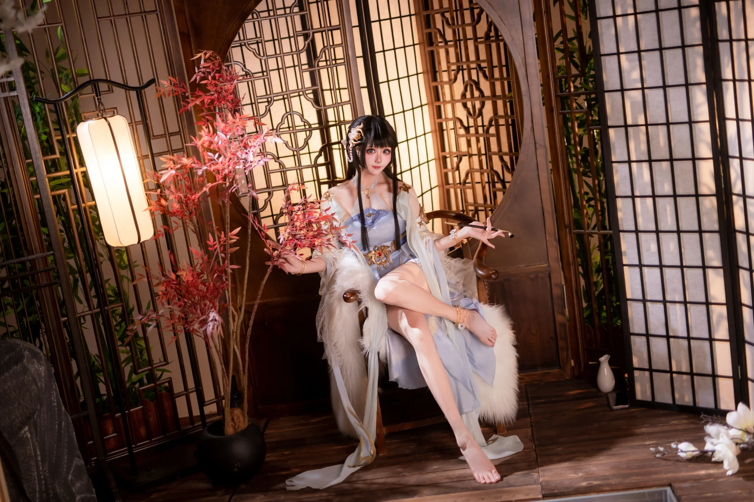 【殷紫萍cos】永劫无间里这位医者的清冷与灵动 - 第 3 张