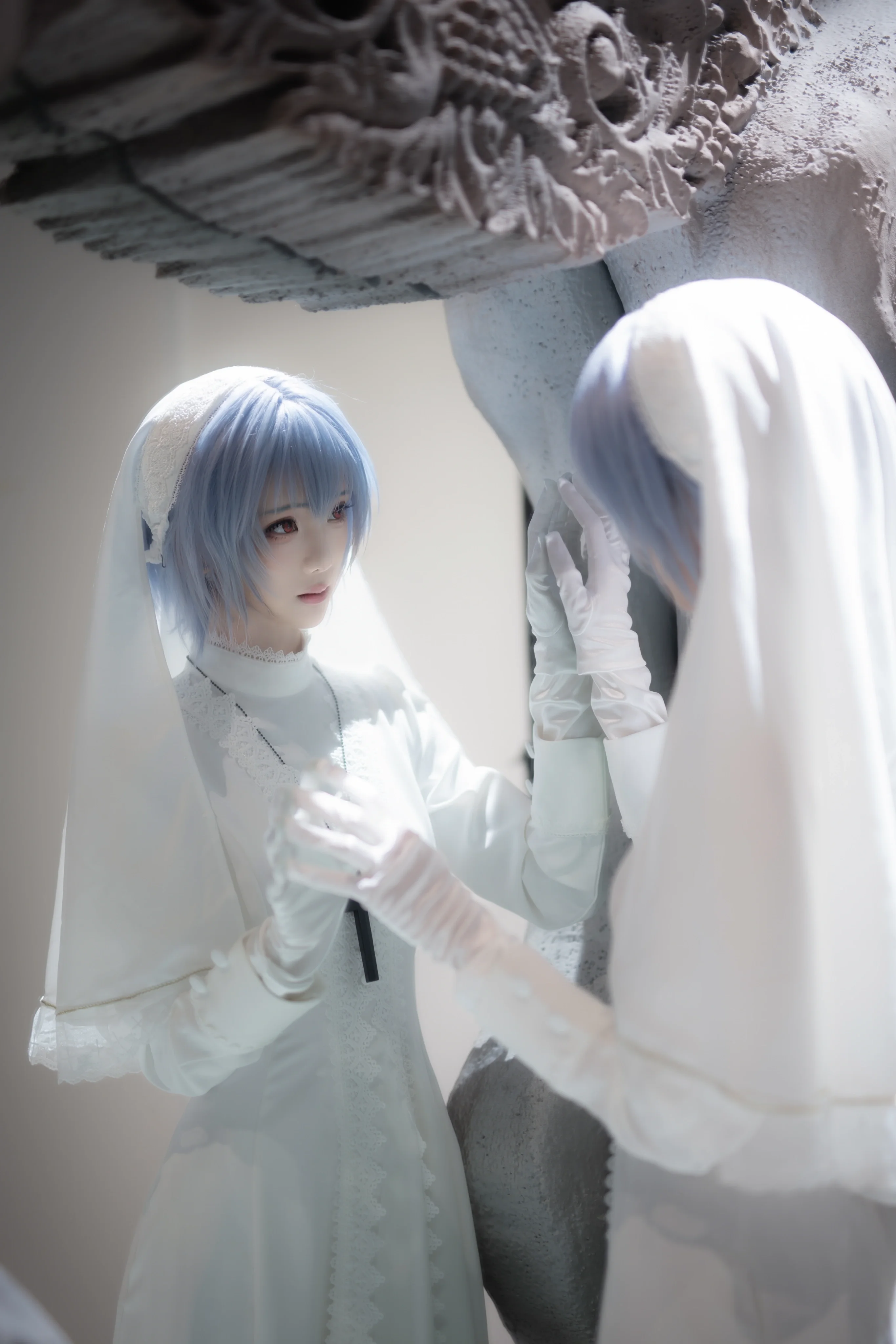 【綾波麗cos】新世紀福音戰士主題裡的純白寂靜 - 第 1 張