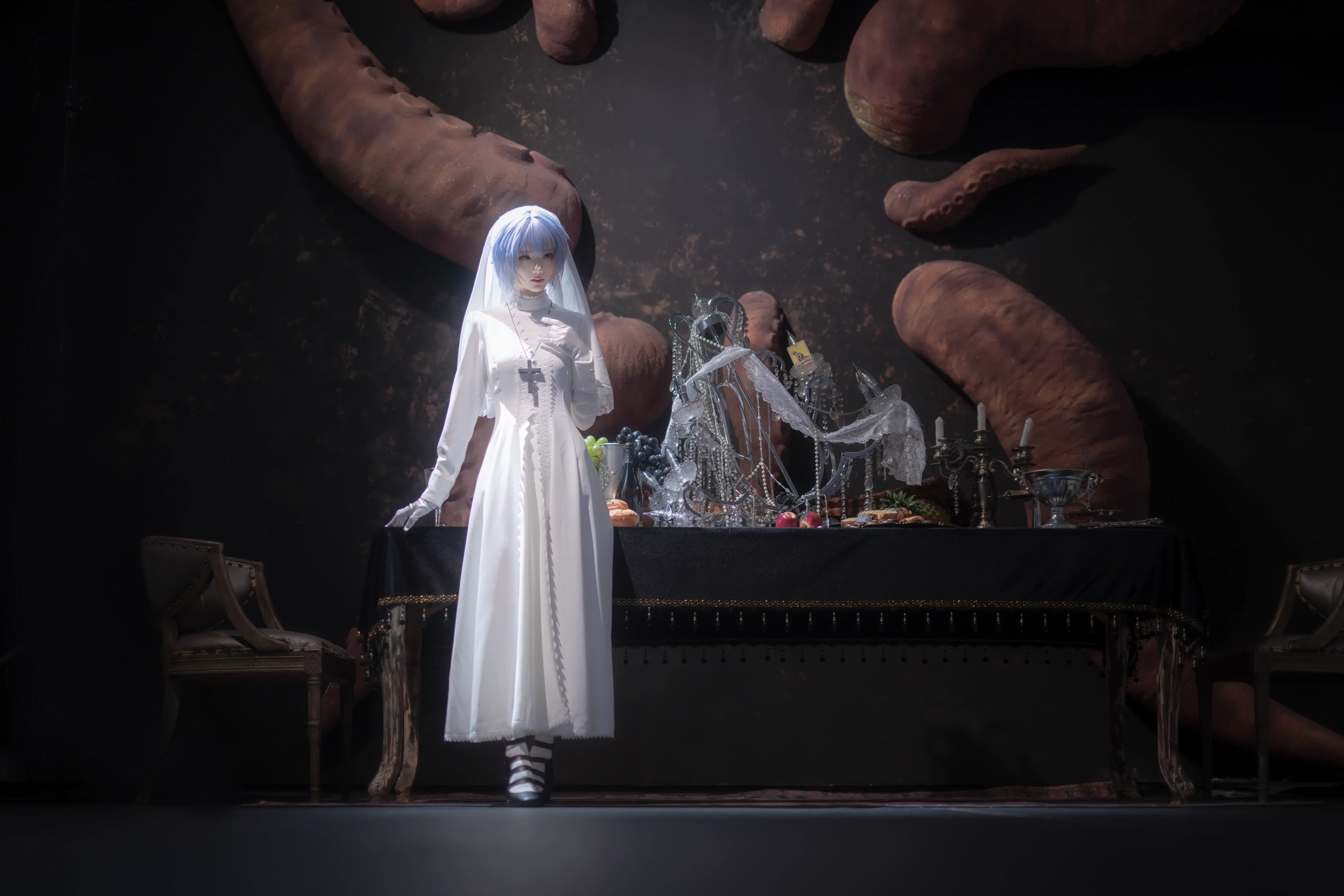 【綾波麗cos】新世紀福音戰士主題裡的純白寂靜 - 第 7 張