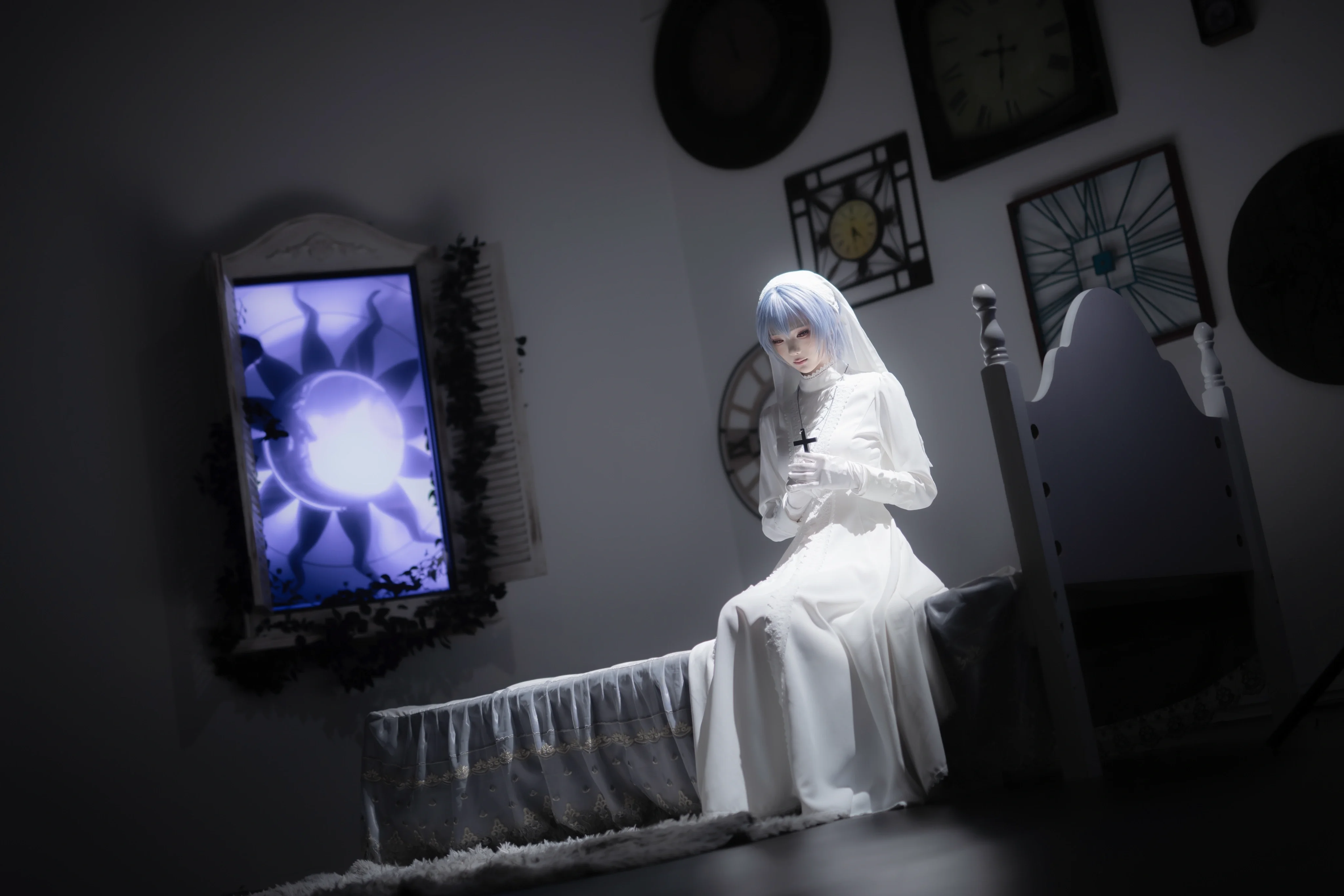 【綾波麗cos】新世紀福音戰士主題裡的純白寂靜 - 第 9 張