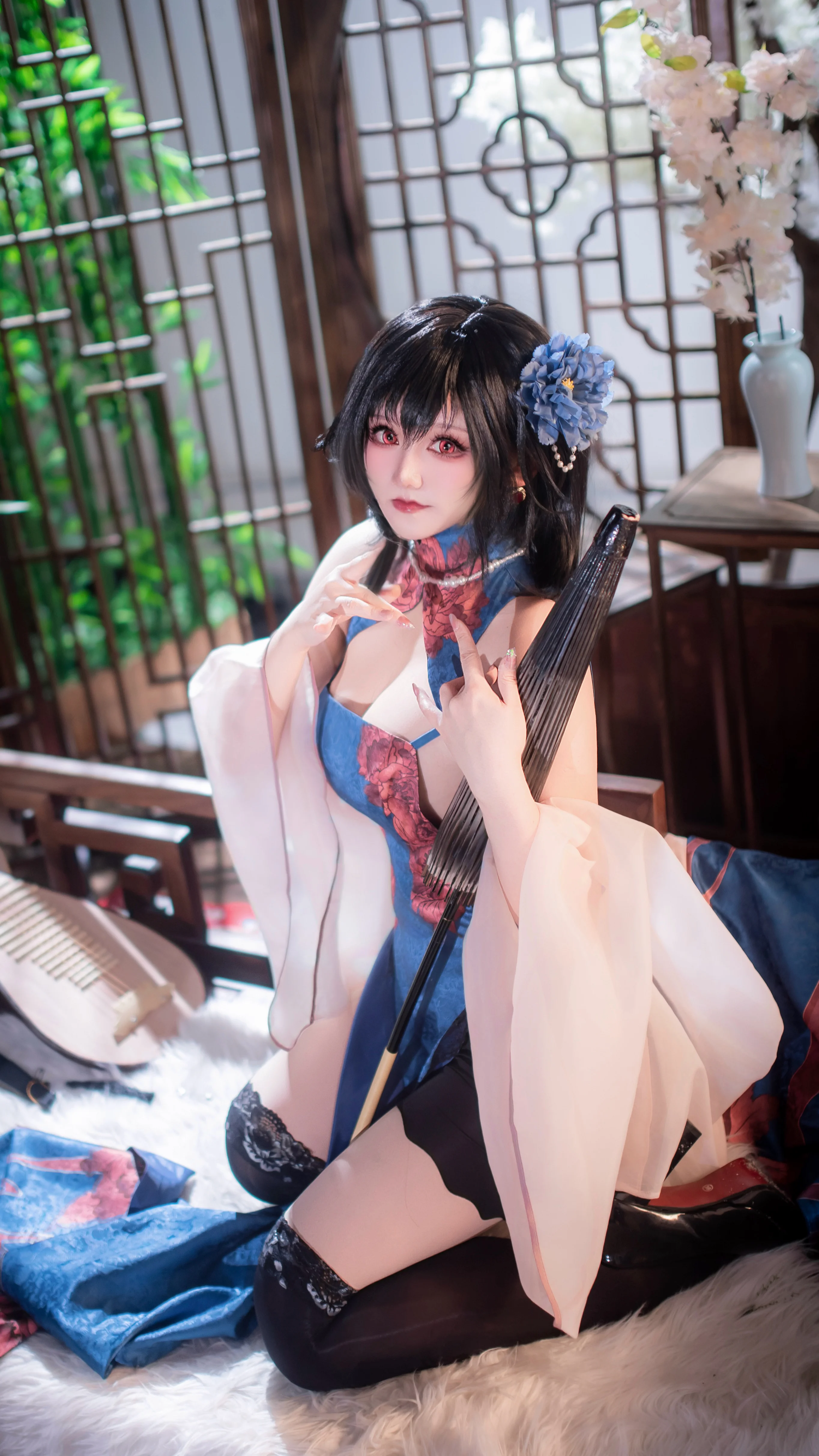 【建武cos】碧蓝航线，雪中红梅与国风旗袍 - 第 8 张