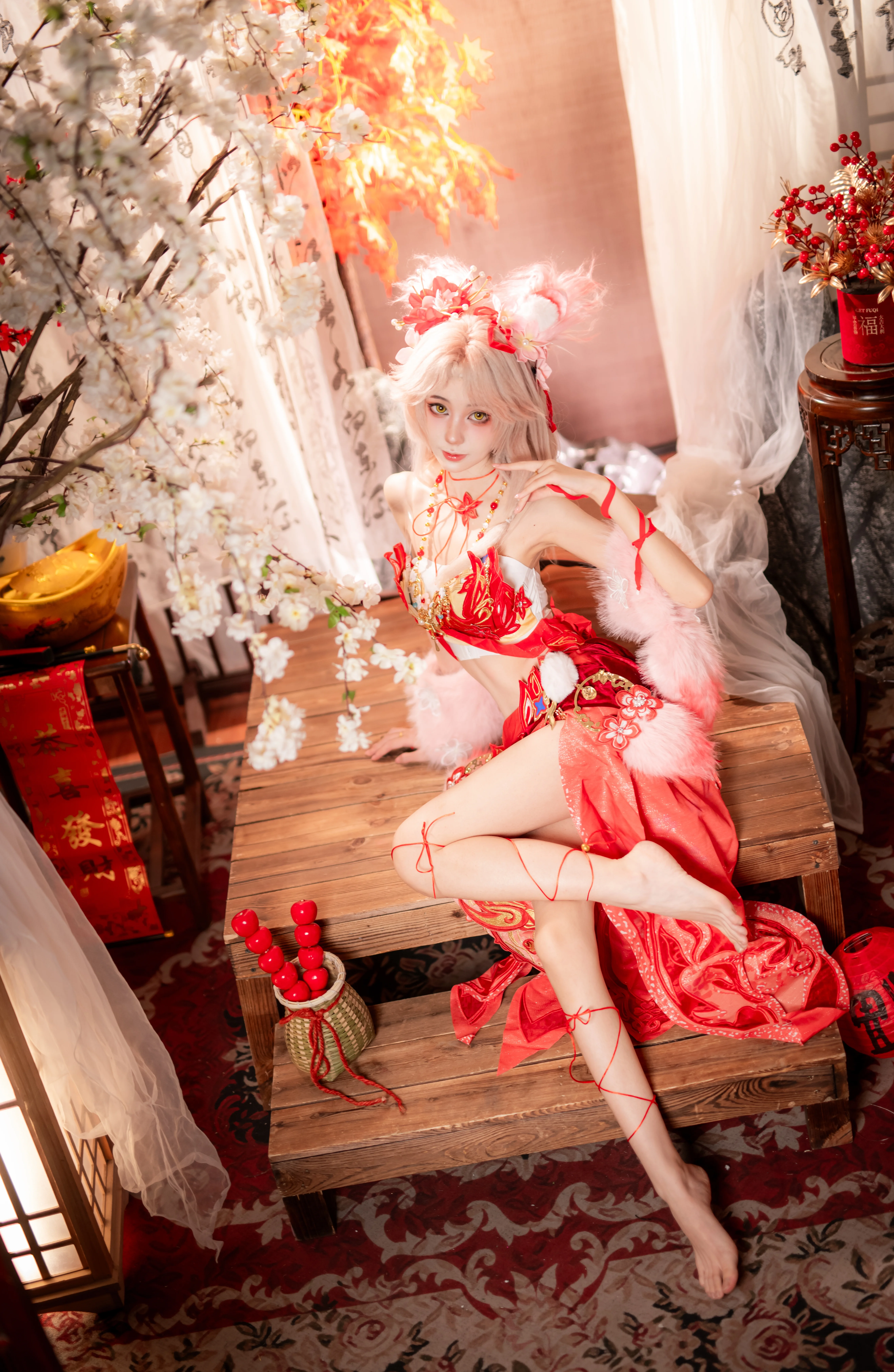 【玉玲珑cos】红线牵引的喜缘，在永劫无间里与你相遇