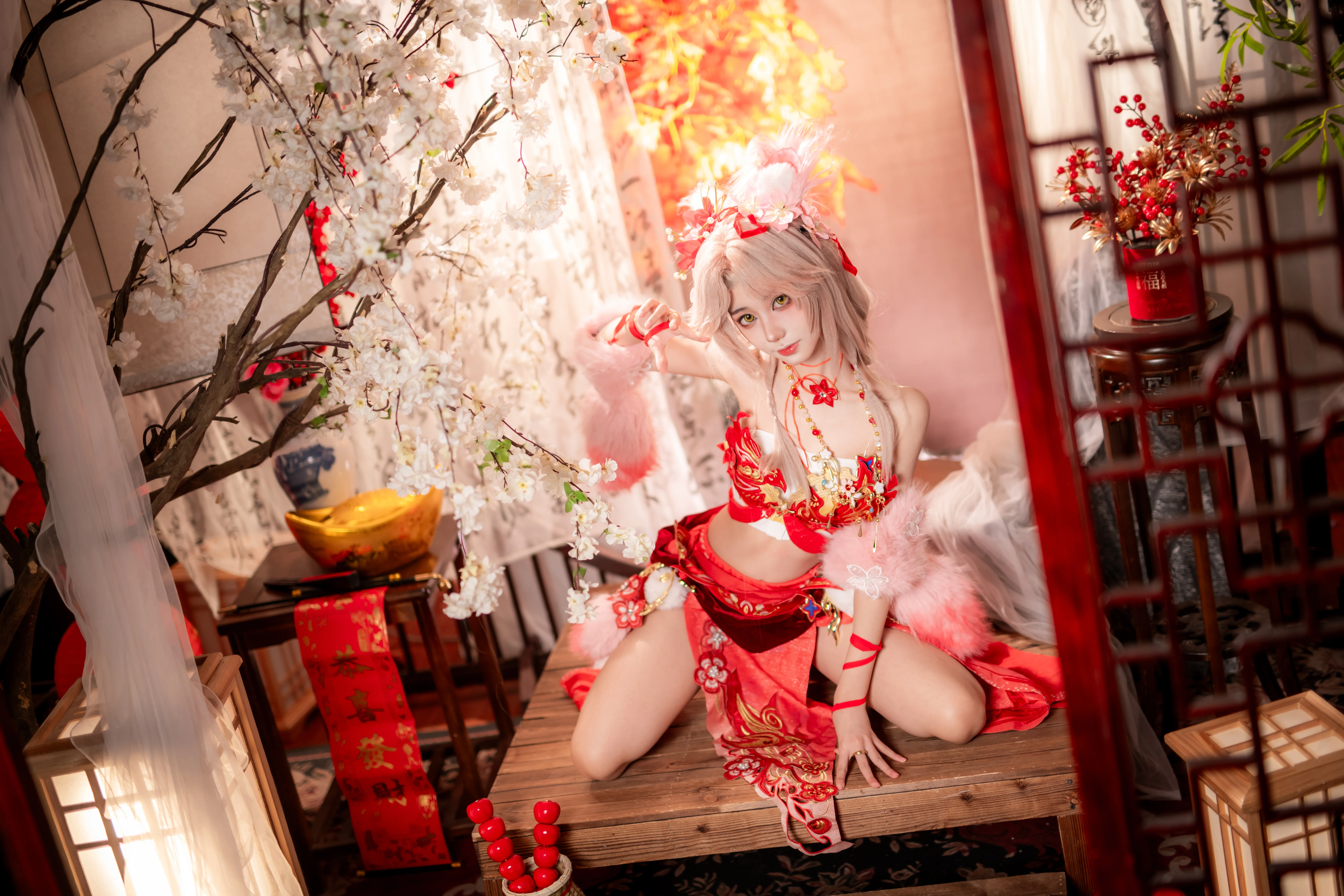 【玉玲珑cos】红线牵引的喜缘，在永劫无间里与你相遇 - 第 4 张