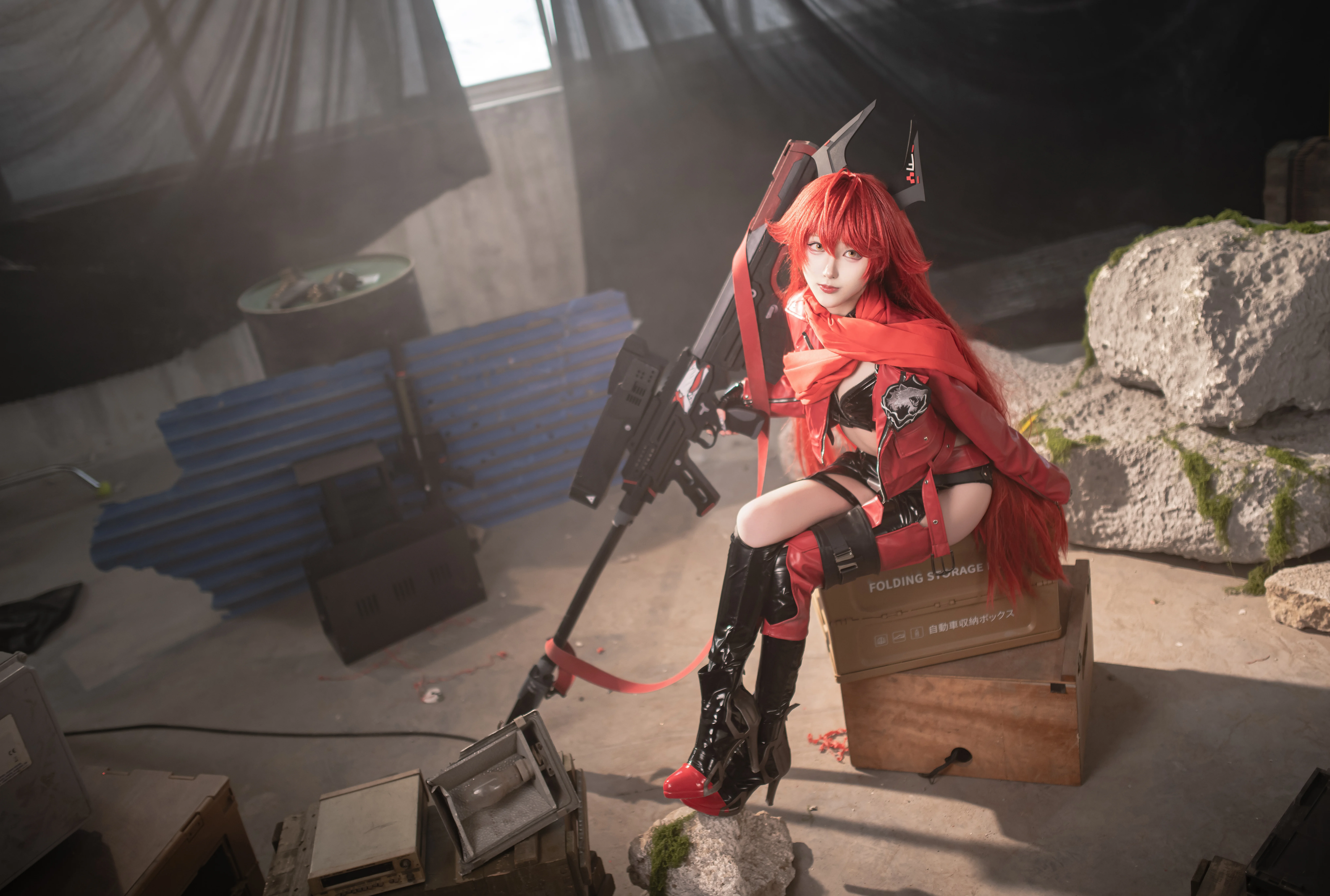 【nikke小红帽cos】废墟中的红色猎手 - 第 5 张