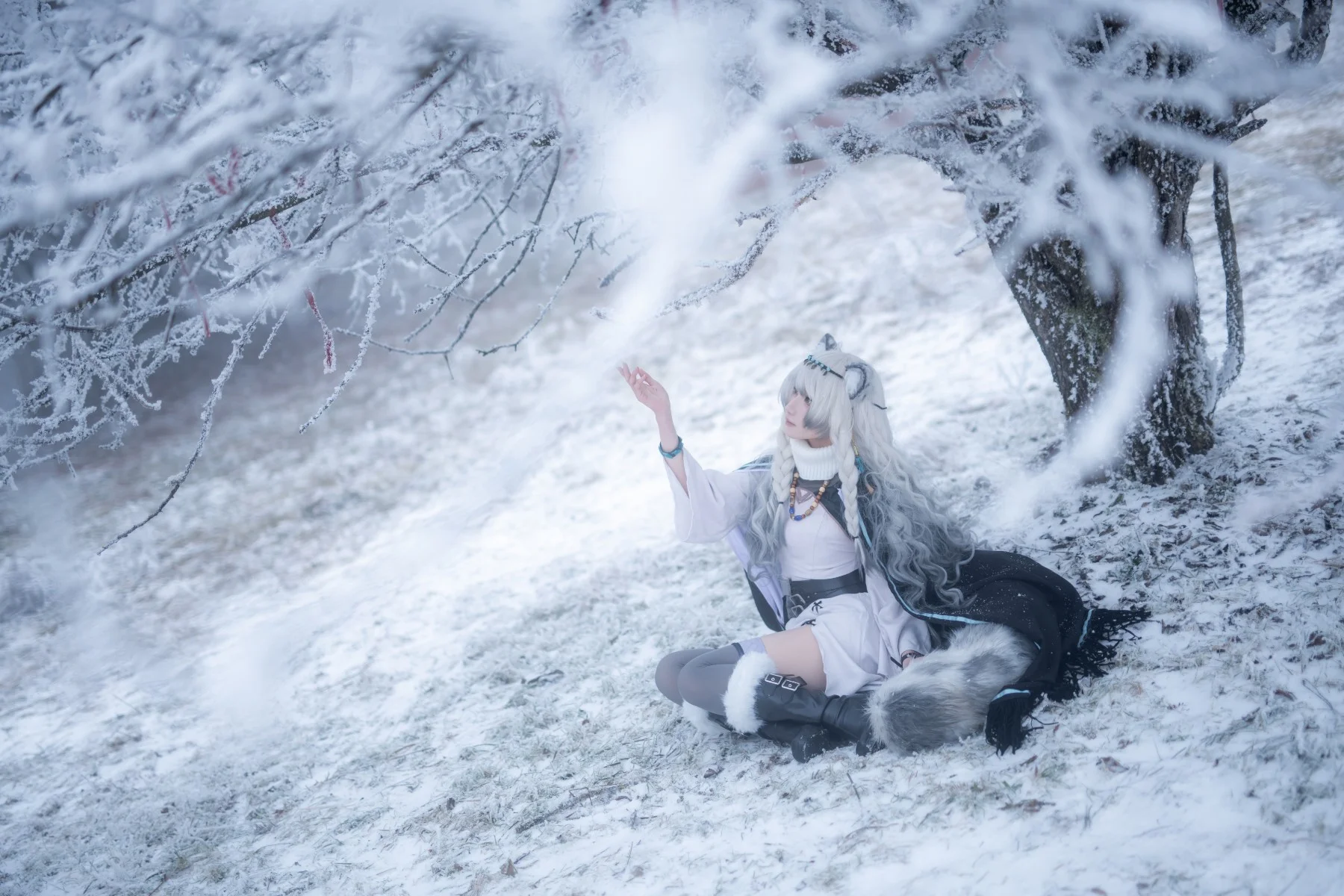 [First Snow Cosplay] Arknights, the Materialization of Kjerag's First Snow - Image 4
