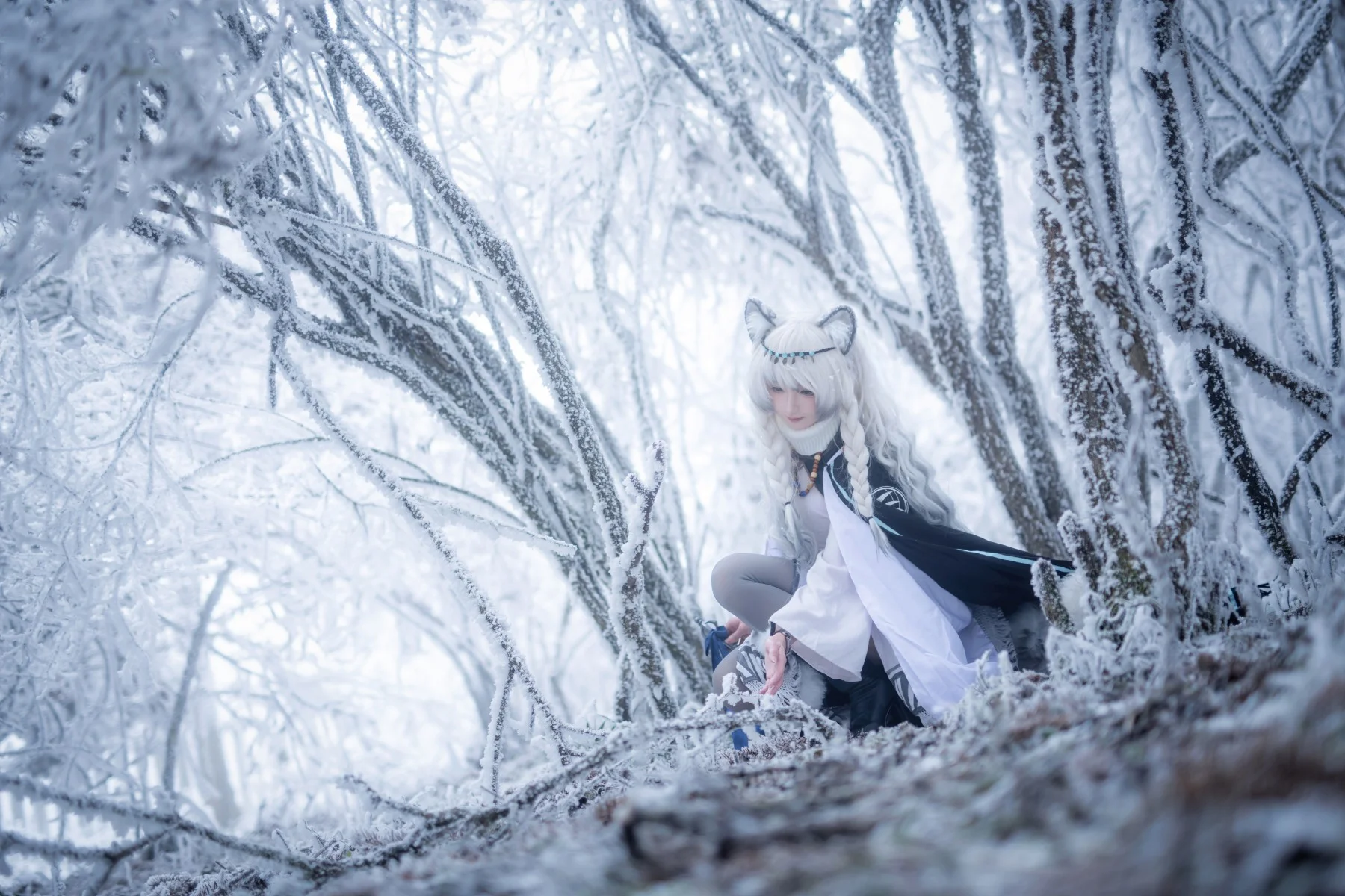 [First Snow Cosplay] Arknights, the Materialization of Kjerag's First Snow - Image 7