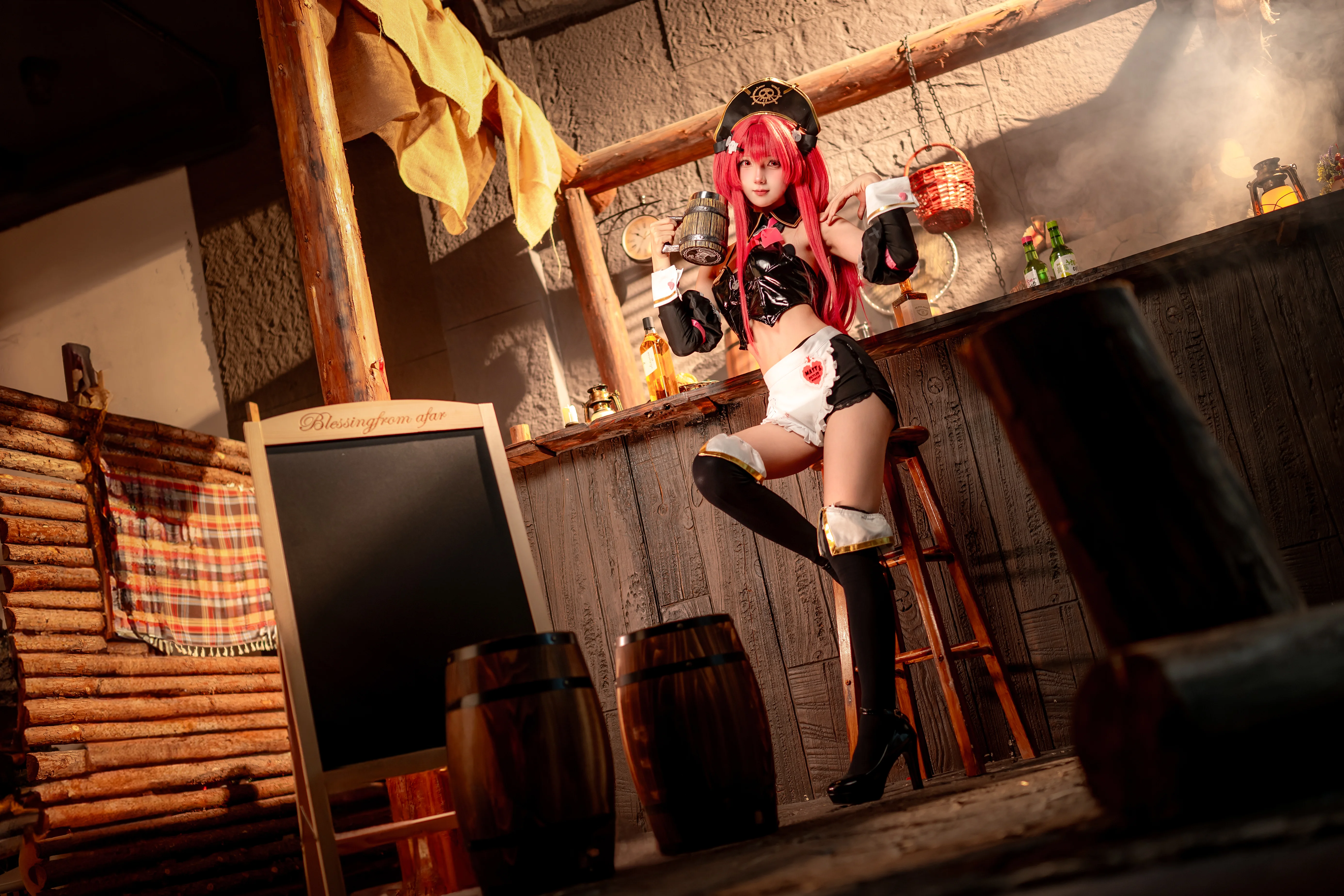 【马斯特cos】nikke里的海盗女仆，尼康线下课的复古酒馆记录 - 第 4 张