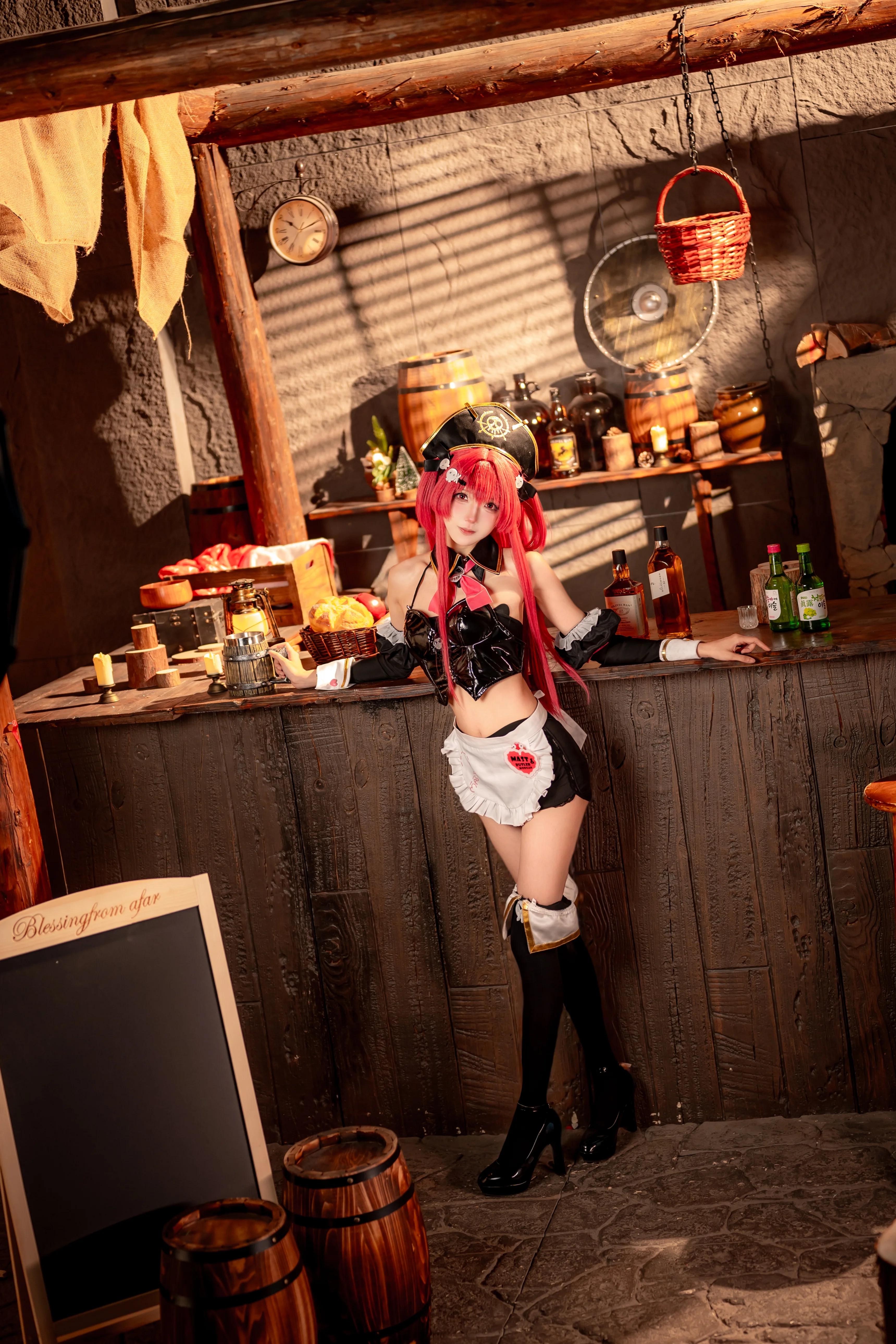 【马斯特cos】nikke里的海盗女仆，尼康线下课的复古酒馆记录 - 第 6 张