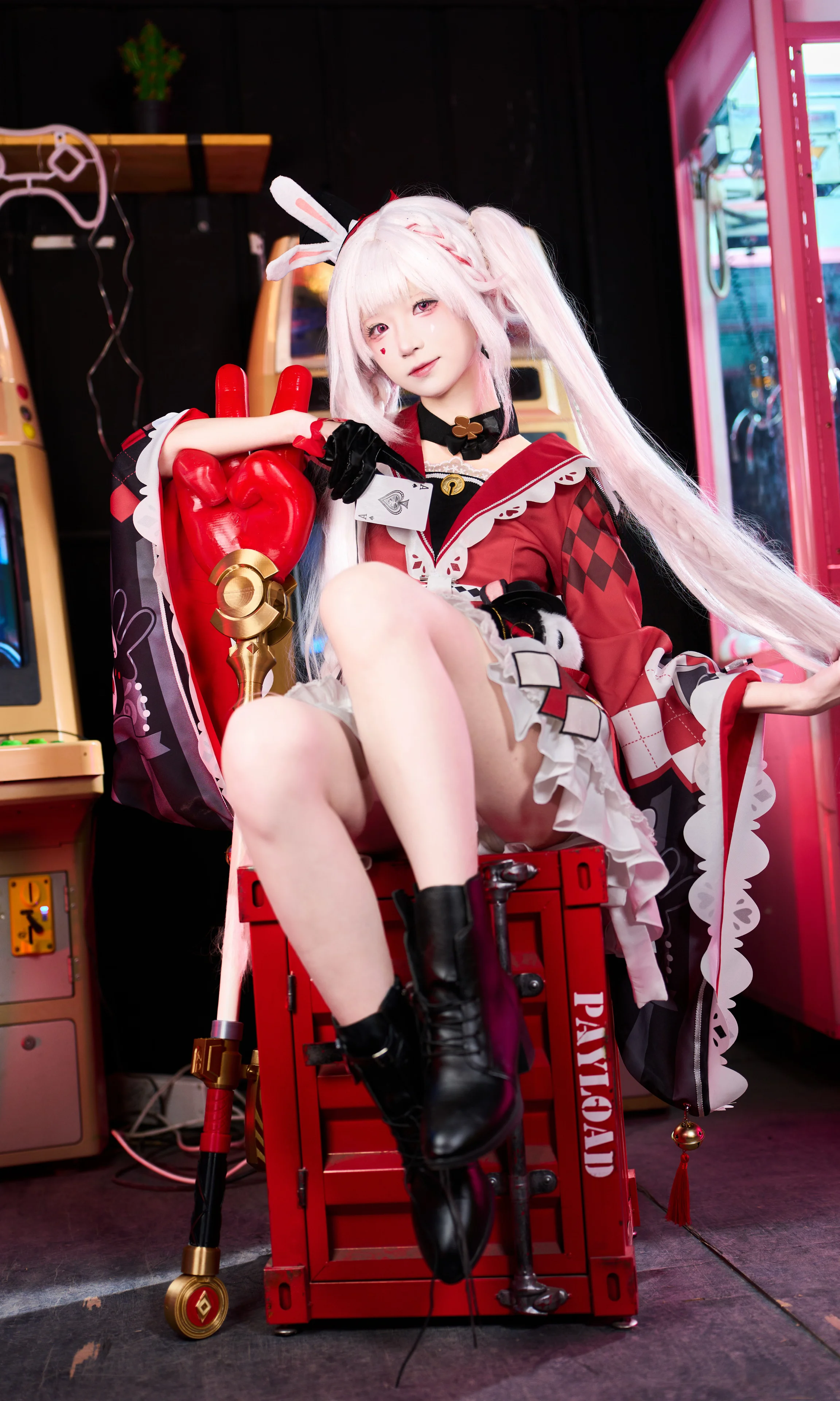 火花cos，崩坏星穹铁道里的兔耳少女