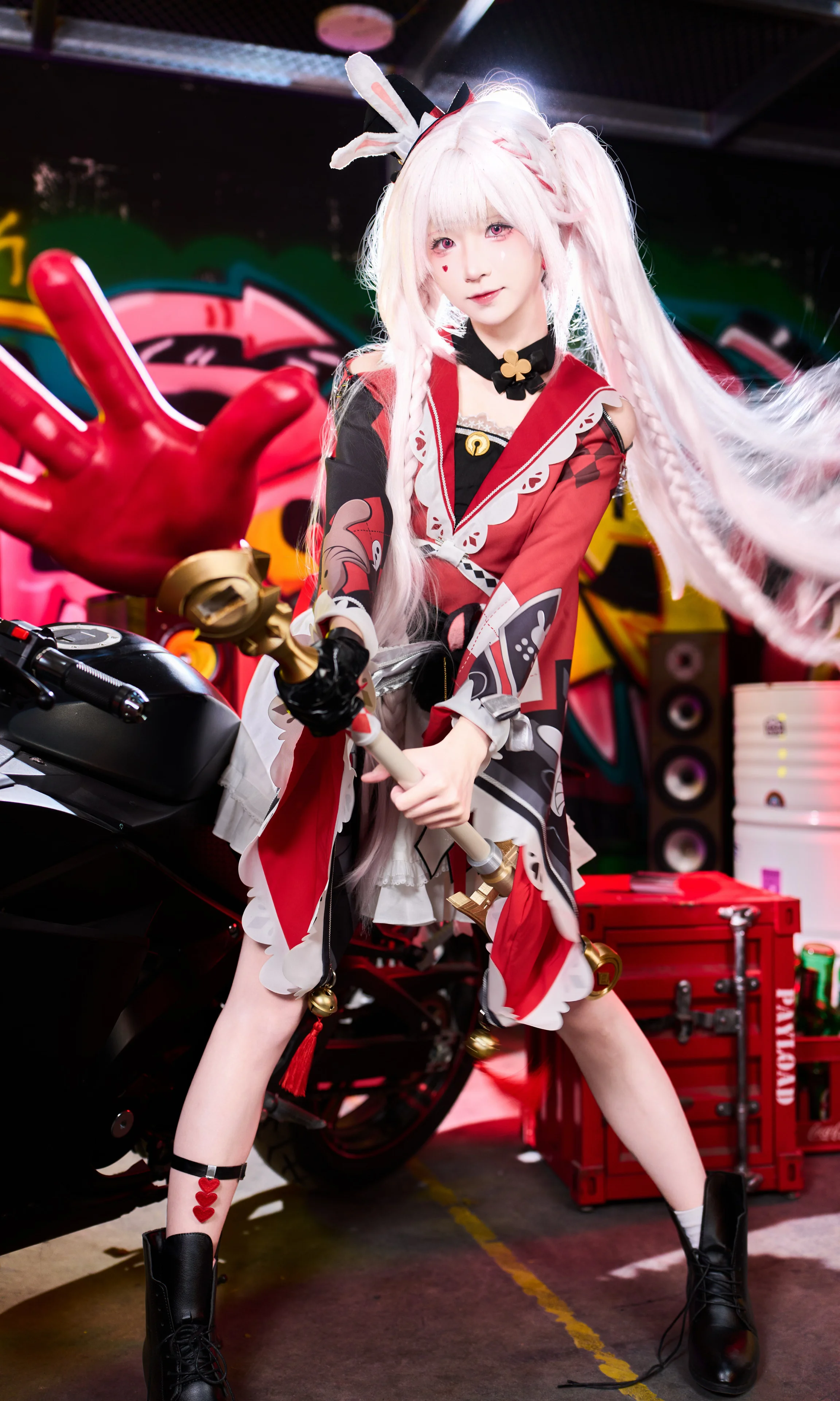 火花cos，崩坏星穹铁道里的兔耳少女 - 第 4 张