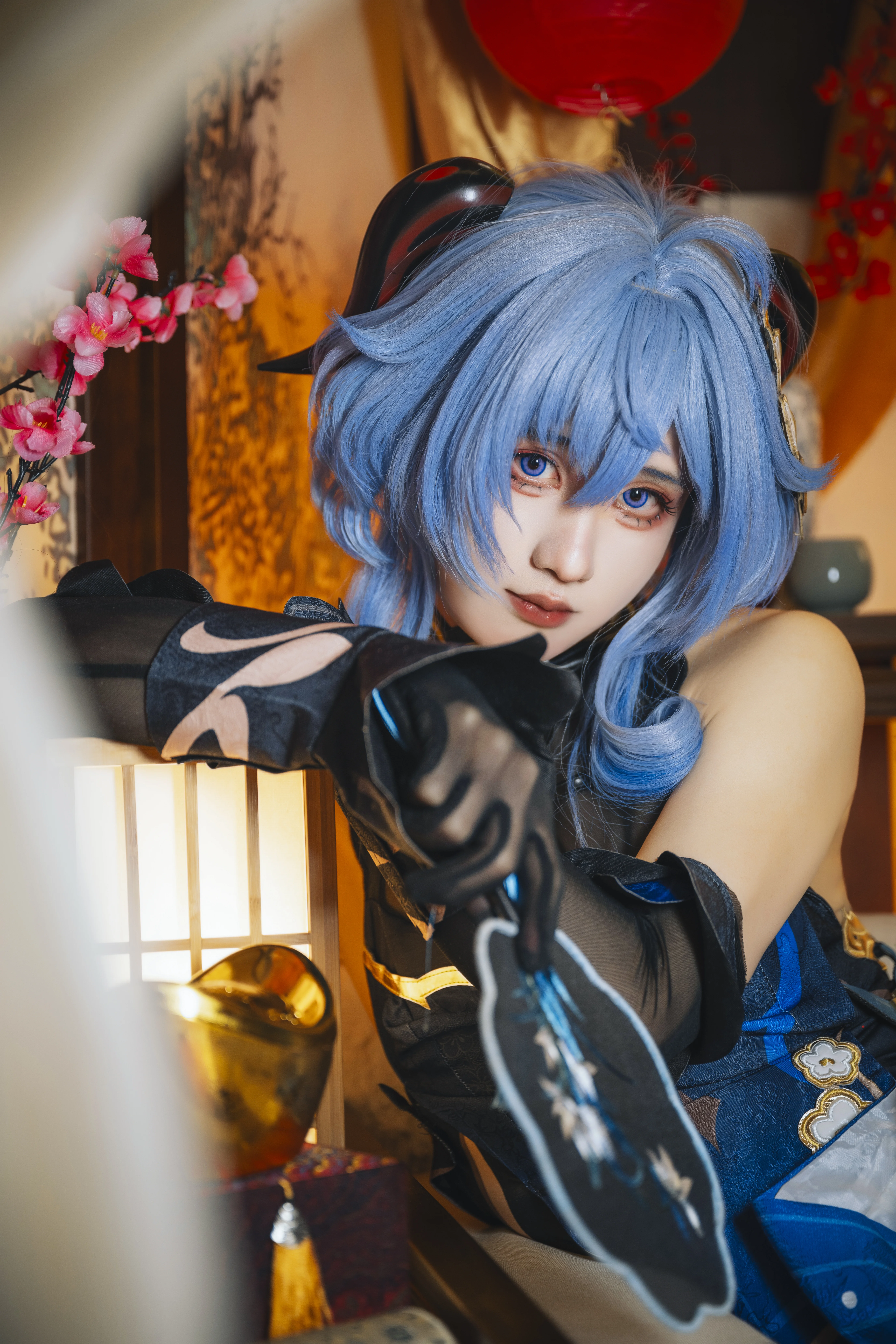 【甘雨cos】原神里的璃月少女，中式国风新年写真 - 第 2 张