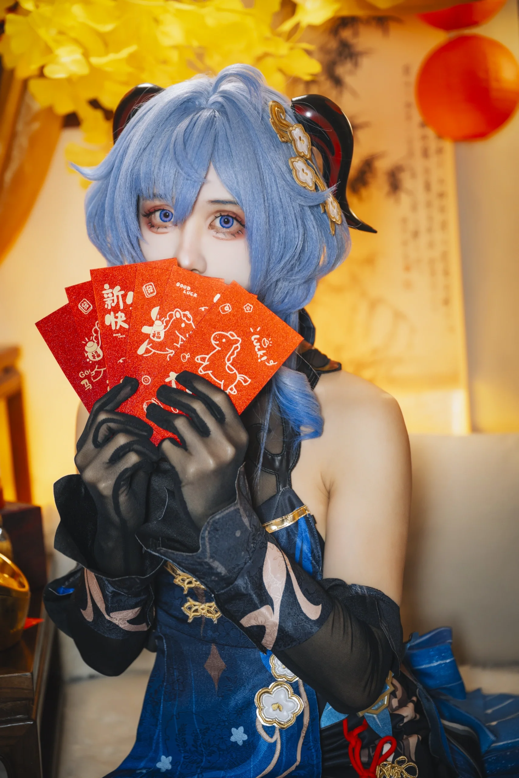 【甘雨cos】原神海灯节，愿旅行者旅途平安顺遂 - 第 2 张