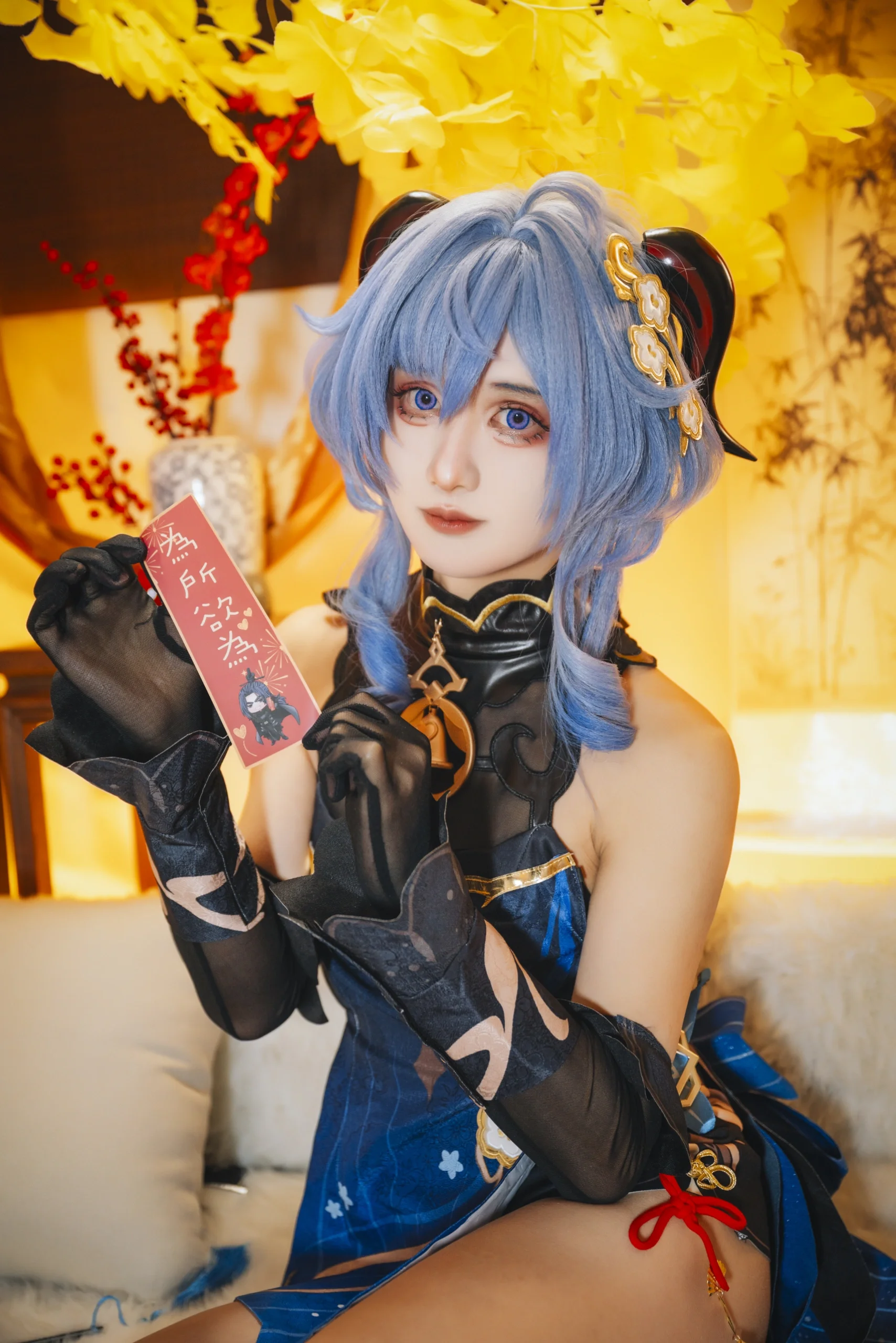 【甘雨cos】原神海灯节，愿旅行者旅途平安顺遂 - 第 9 张