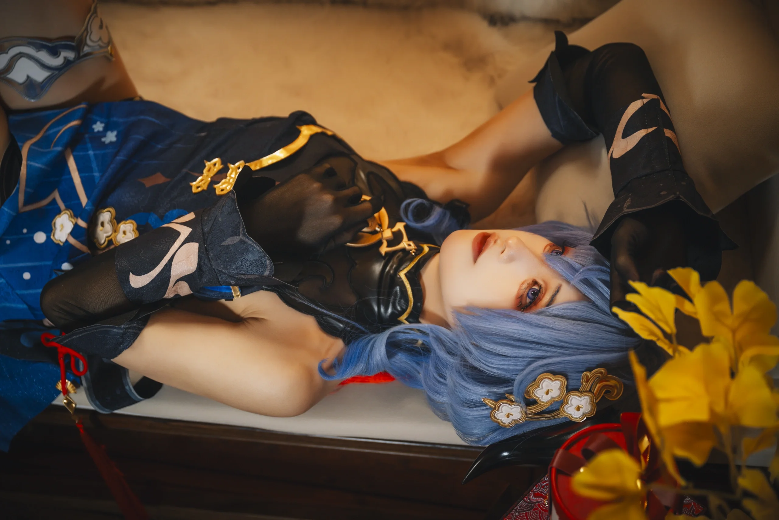 【甘雨cos】元宵佳节，琉璃百合般清冷的温柔 - 第 10 张