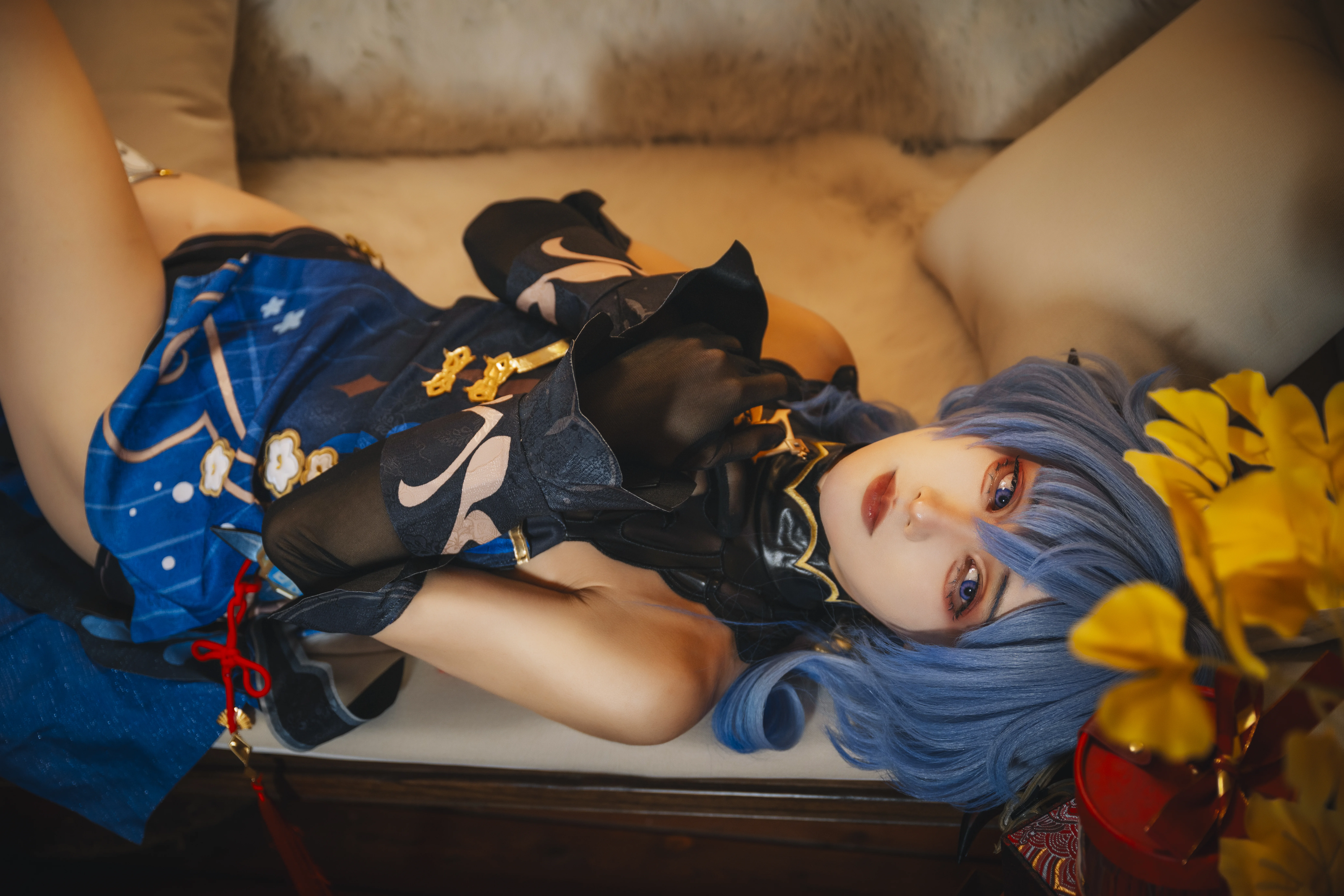【甘雨cos】元宵佳节，琉璃百合般清冷的温柔 - 第 11 张