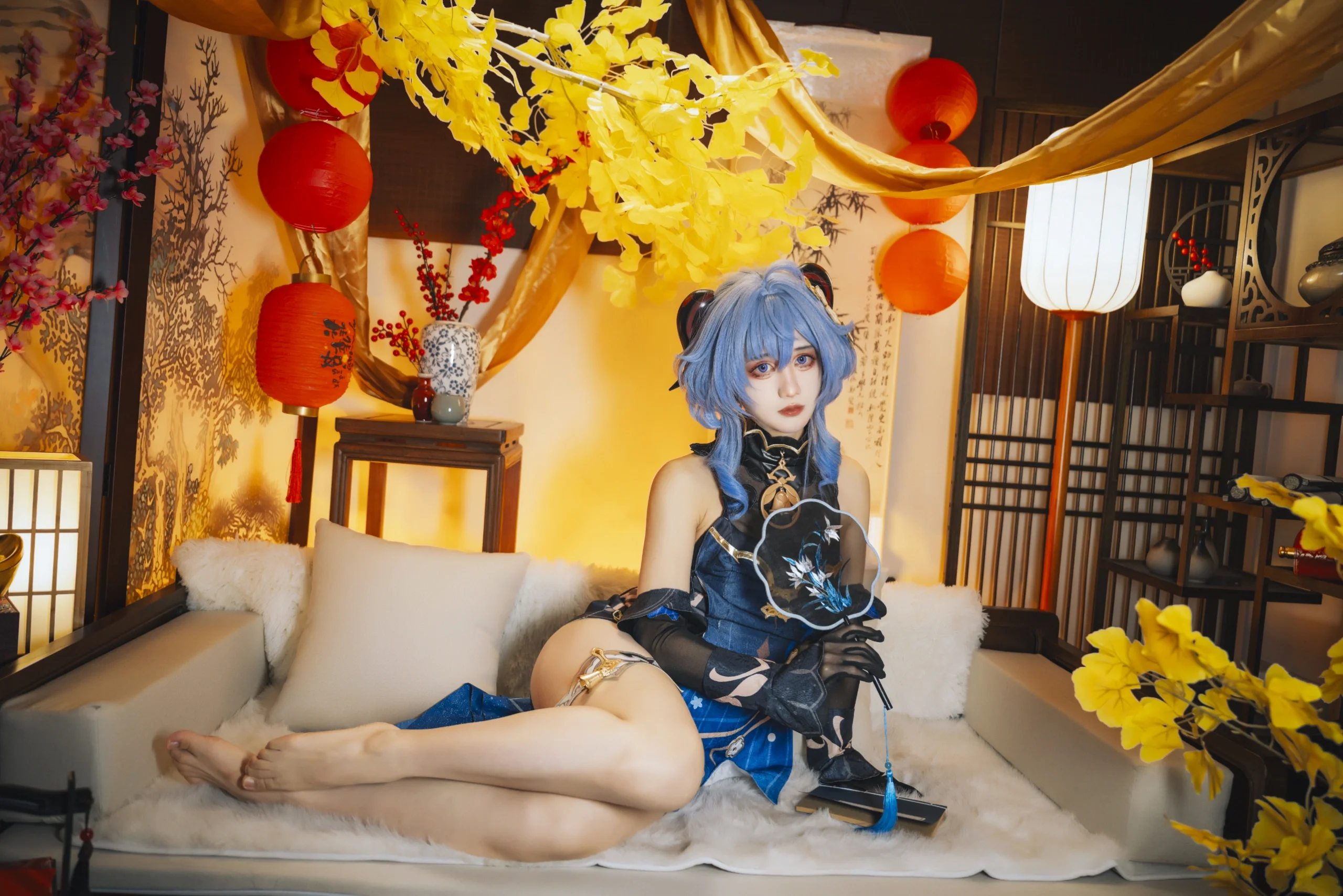 【甘雨cos】元宵佳节，琉璃百合般清冷的温柔 - 第 12 张