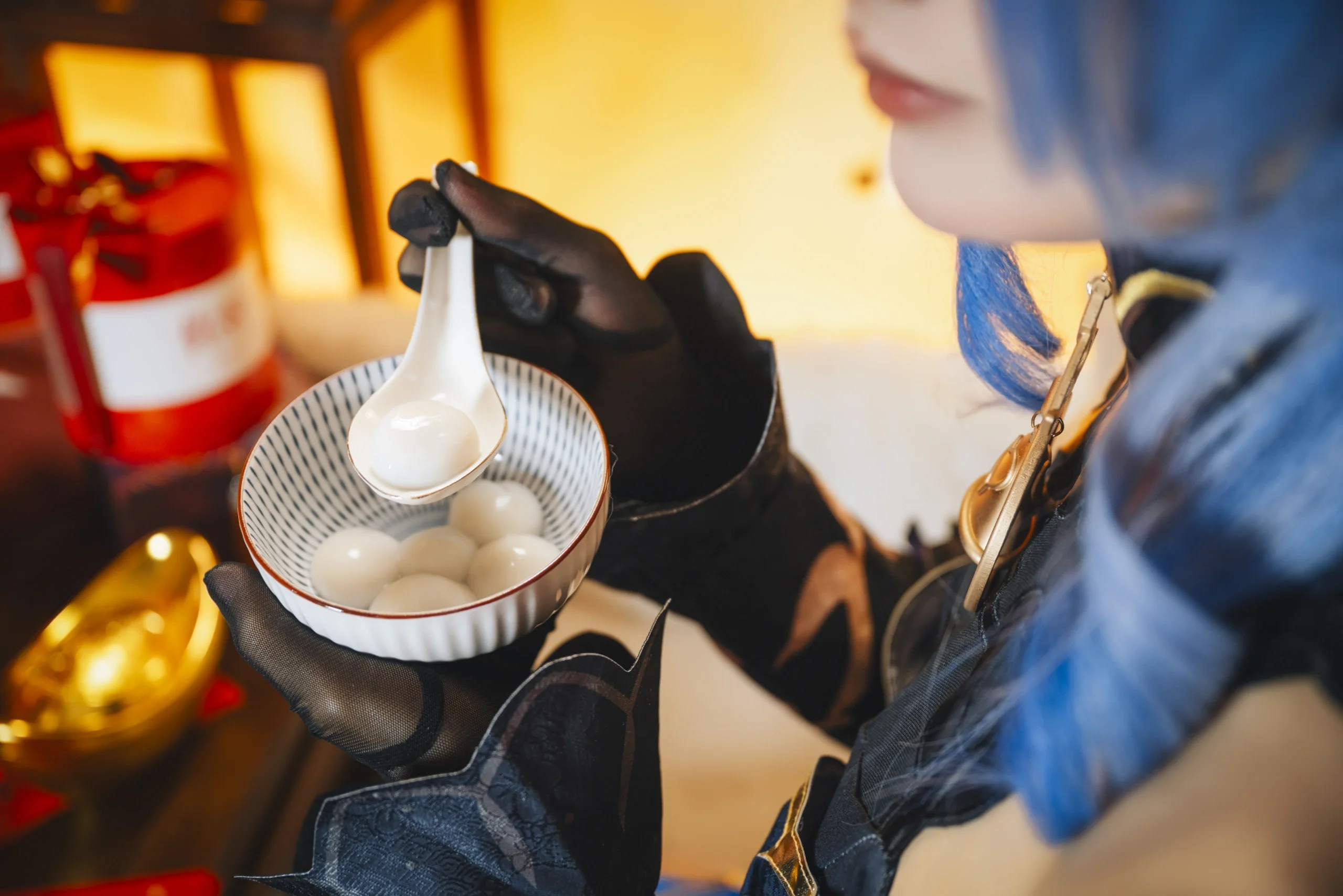 【甘雨cos】元宵佳节，琉璃百合般清冷的温柔 - 第 15 张
