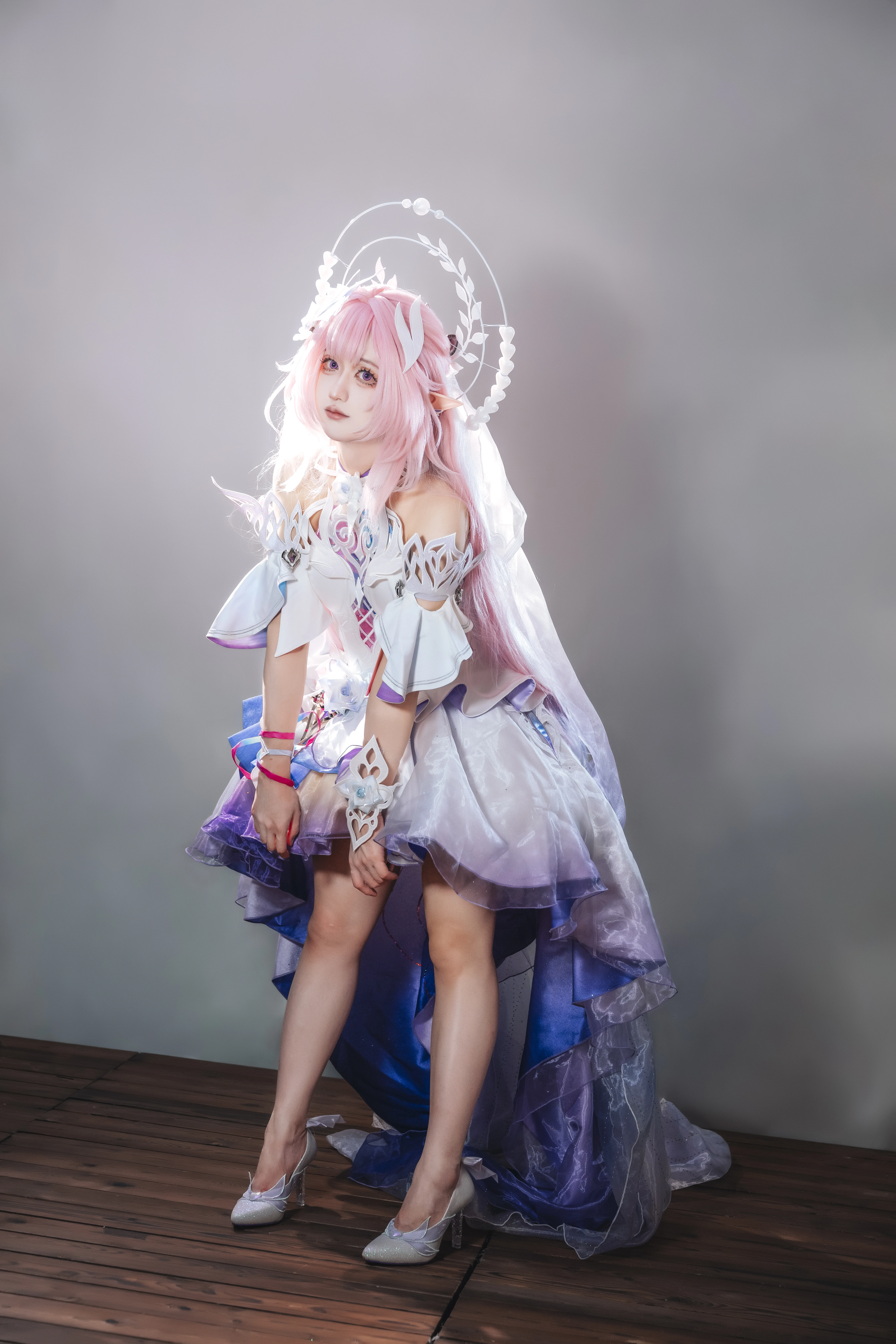 【昔涟cos】崩坏星铁道，精灵少女的梦幻定格 - 第 1 张