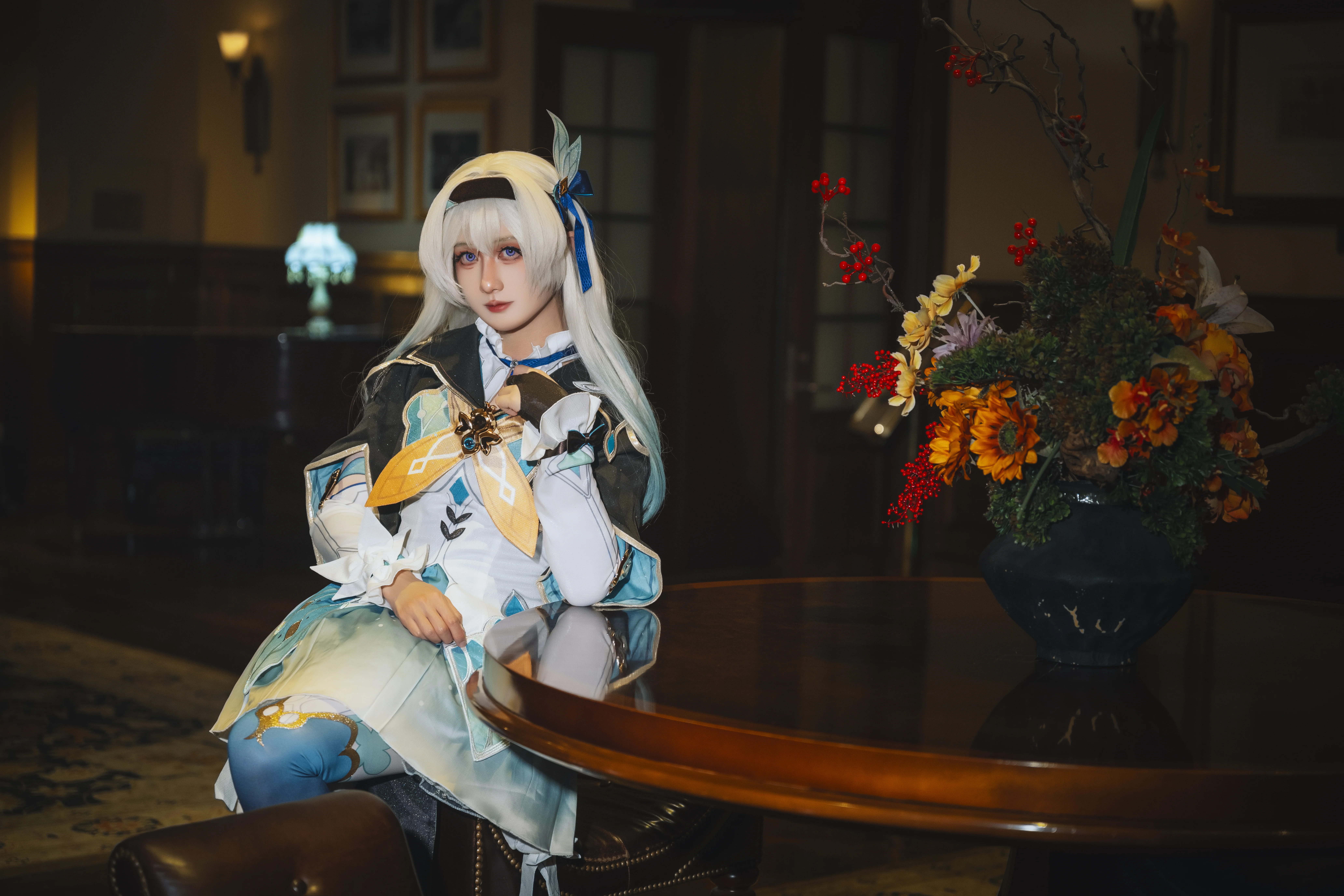 【流萤cos】记忆是梦的开场白，在复古微光里寻找角色的静谧 - 第 3 张