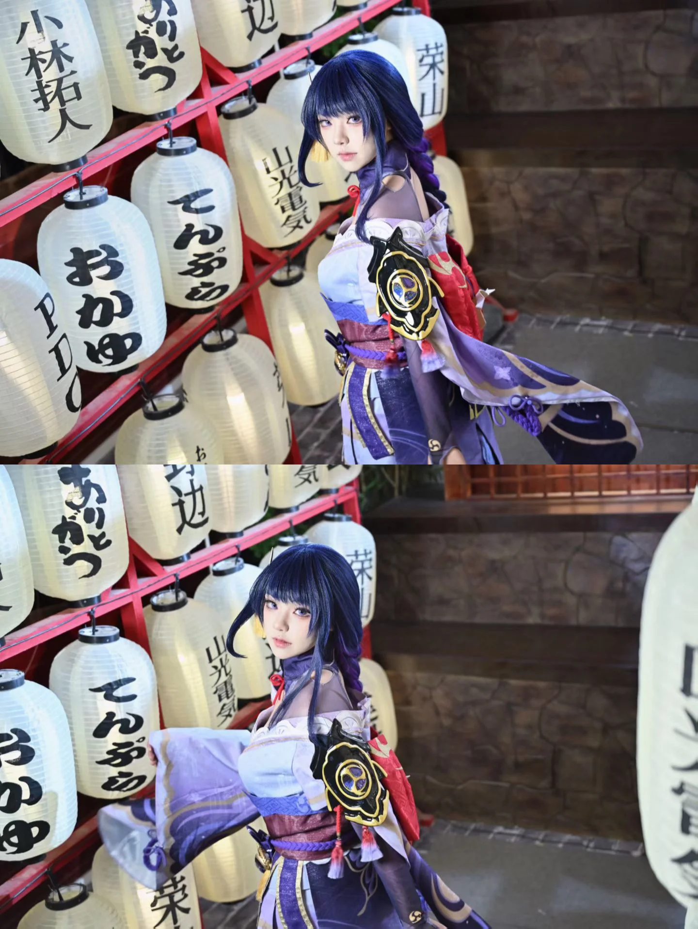 【八重神子＆雷電将軍コスプレ】鳴神組の和风神社の一日 - 3 枚目
