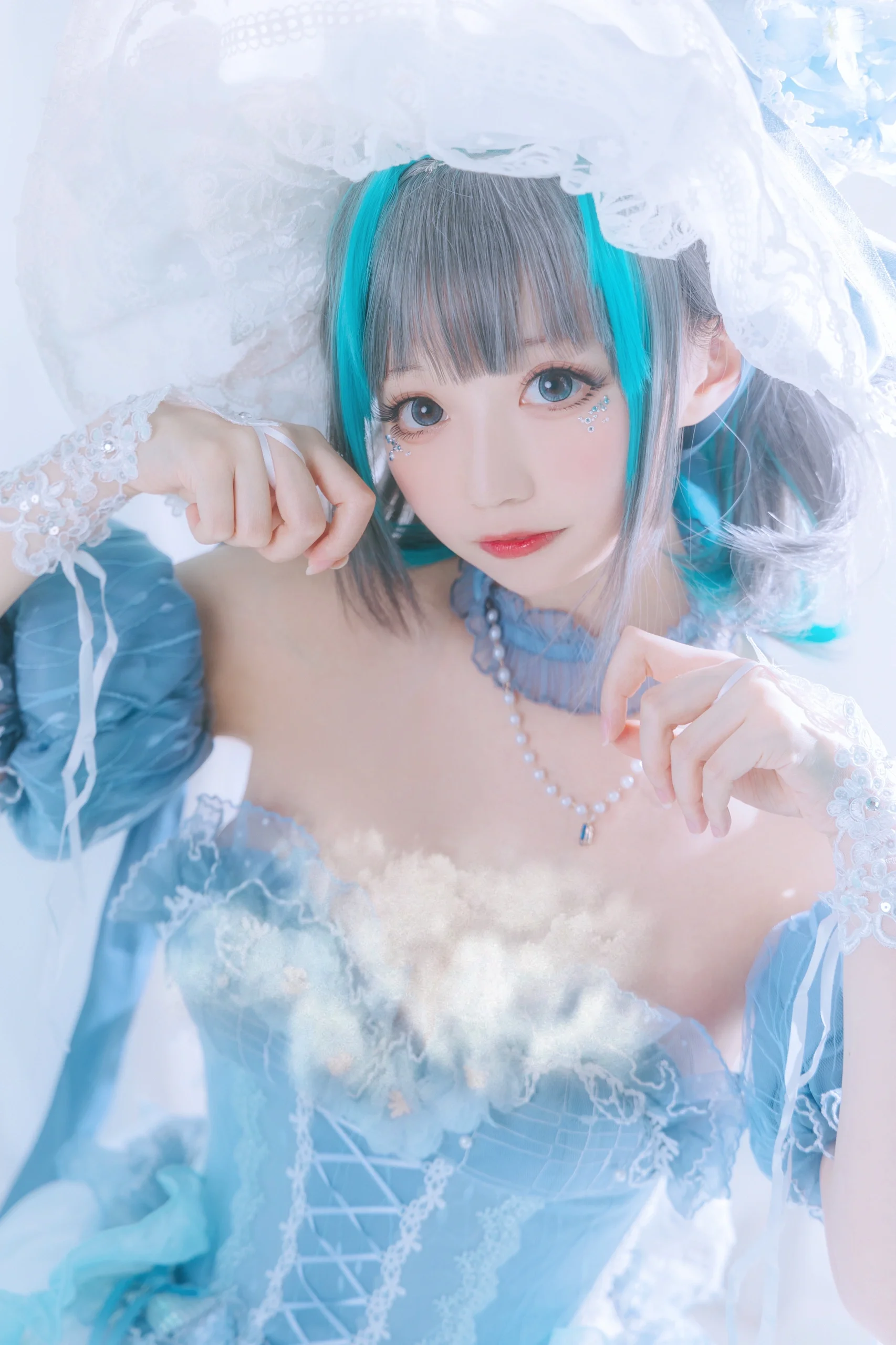 【柴郡cos】碧蓝航线，藏在蓝白洋装里的慵懒感 - 第 9 张