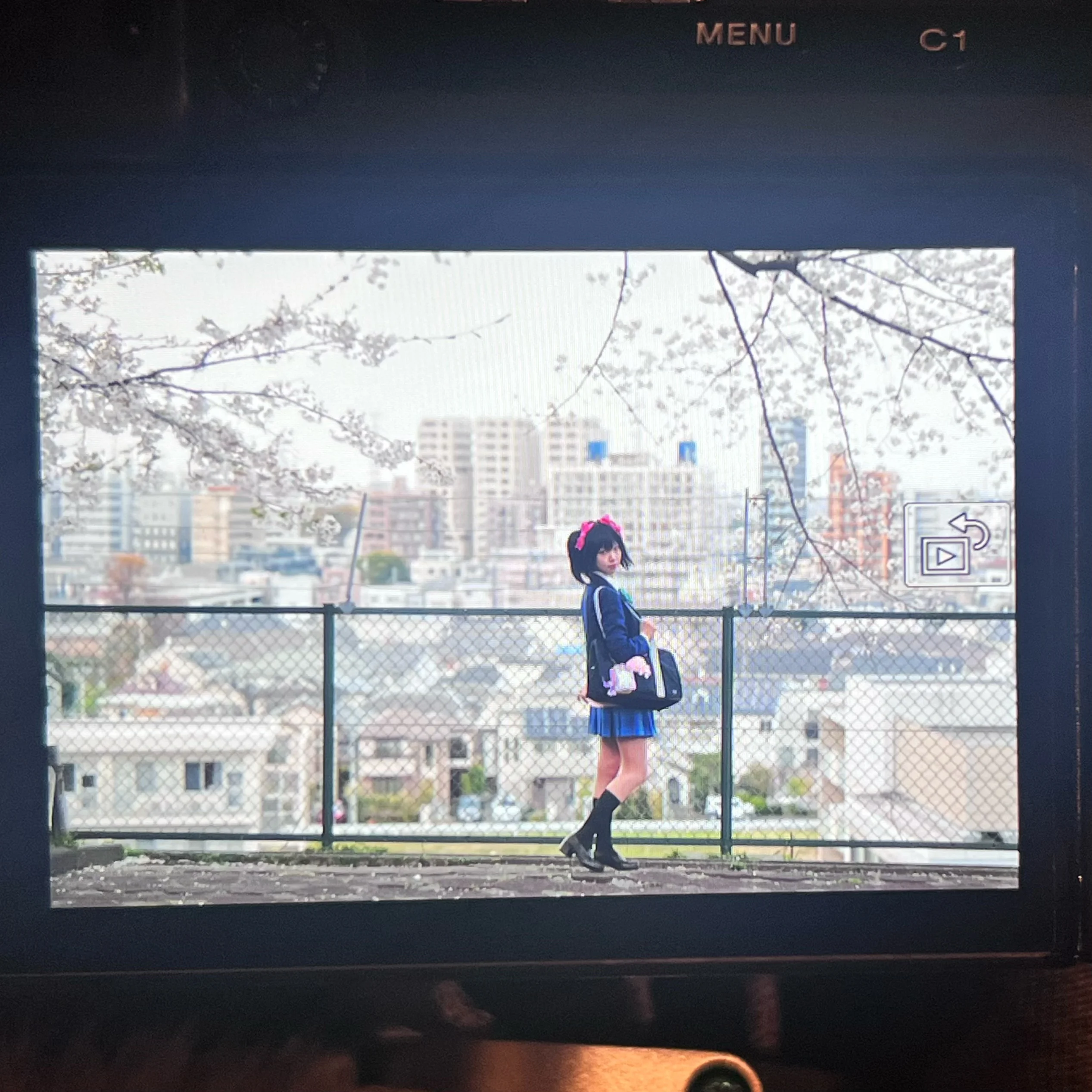【矢泽妮可cos】春日樱花下的缪斯偶像校园写真 - 第 8 张