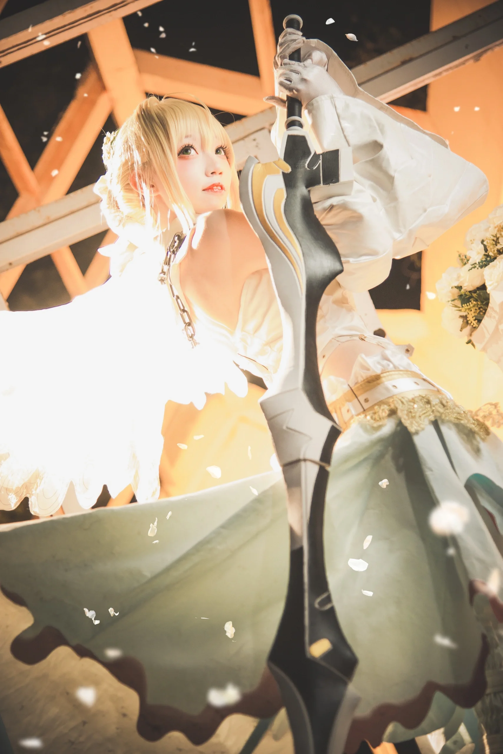 【尼禄花嫁cos】五年前的旧照，重温FGO的浪漫瞬间 - 第 1 张