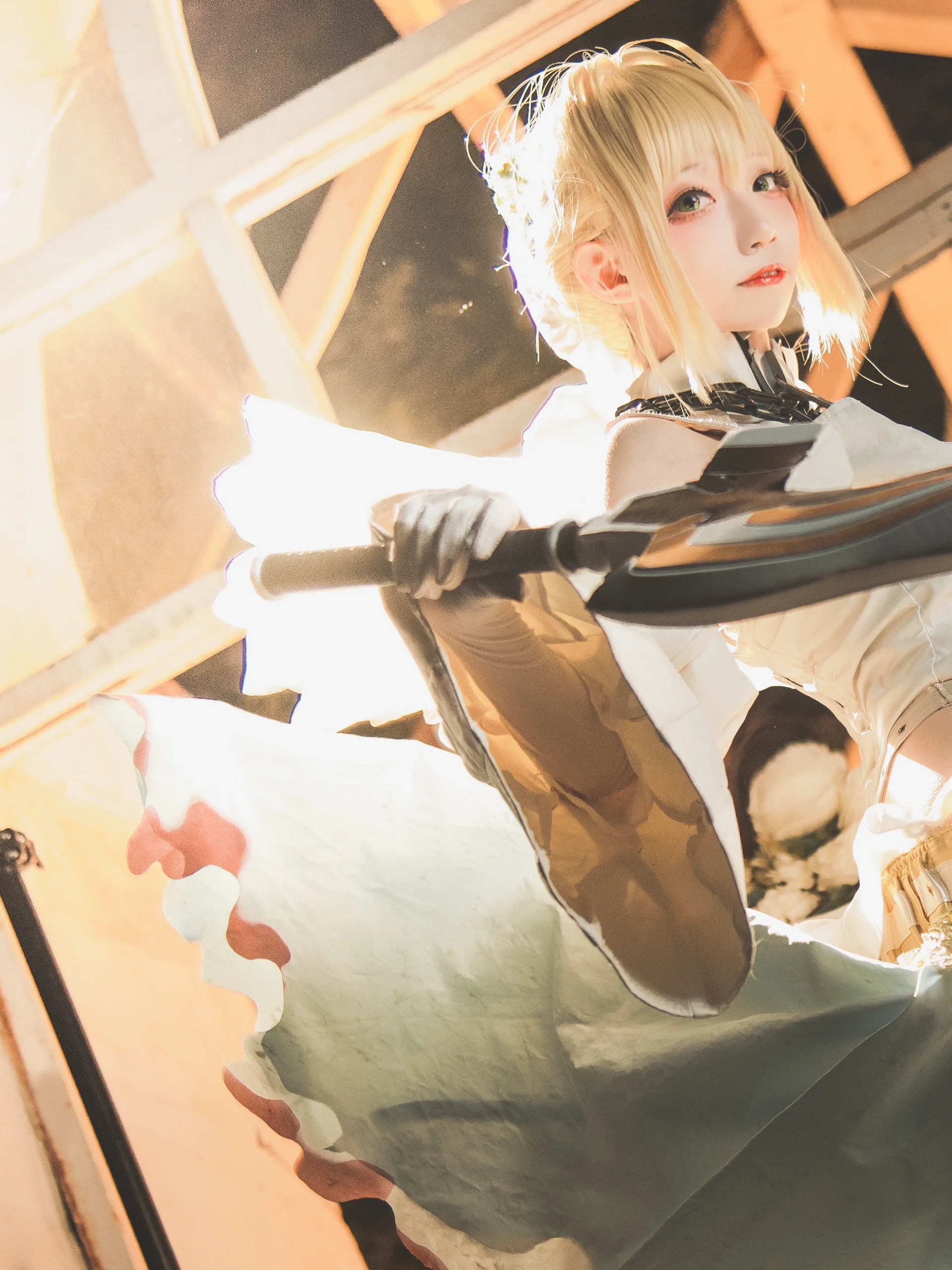 【尼禄花嫁cos】五年前的旧照，重温FGO的浪漫瞬间