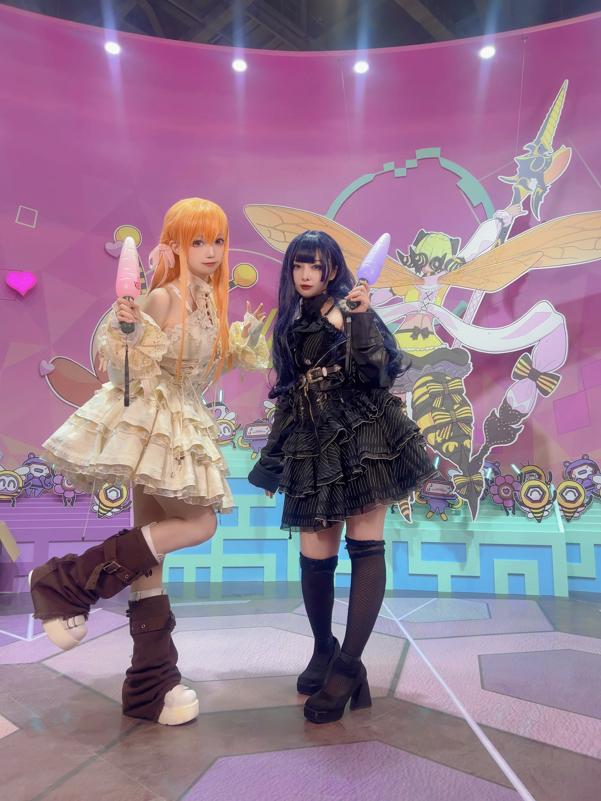 【ガイア与リーン コスプレ】『ファイナルファンタジーXIV』自作個人設定CPイベント写真記録 - 2 枚目
