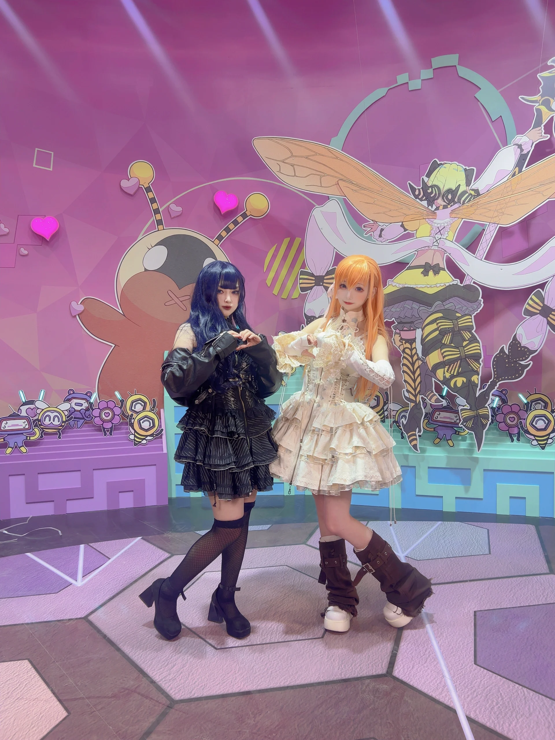 【ガイア与リーン コスプレ】『ファイナルファンタジーXIV』自作個人設定CPイベント写真記録 - 3 枚目