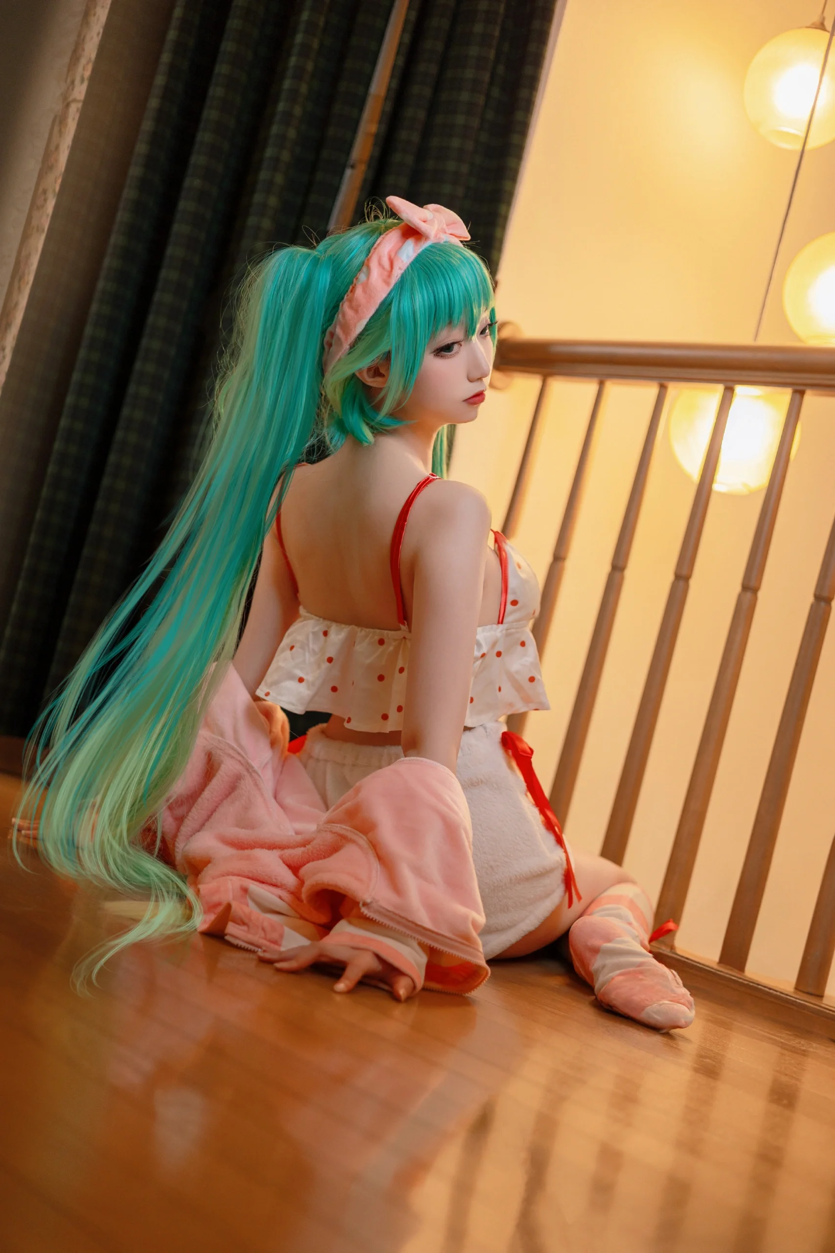 【初音未来cos】在家里的慵懒时光，温暖又舒适 - 第 2 张