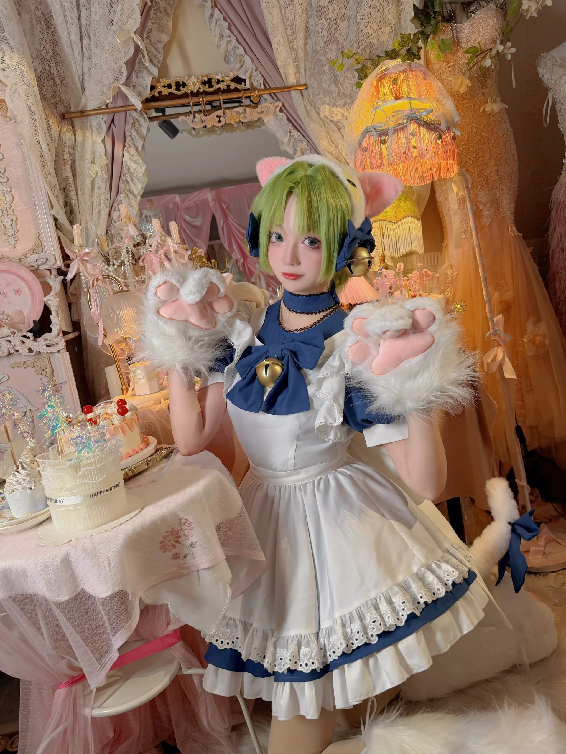 [Di Gi Charat Cosplay] Retro Catgirl Portrait Share of Di Gi Charat / Chocolat - Image 11