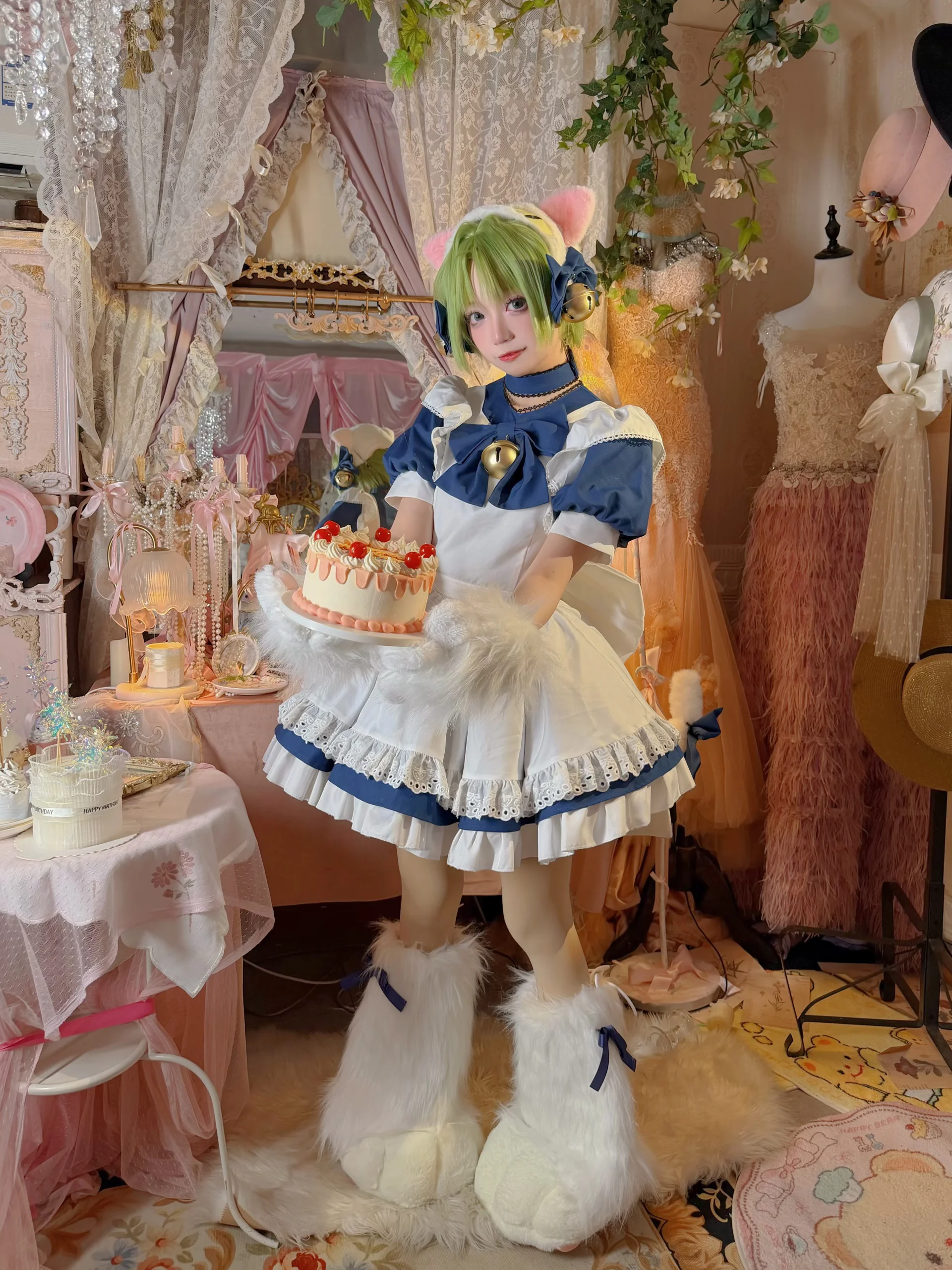 [Di Gi Charat Cosplay] Retro Catgirl Portrait Share of Di Gi Charat / Chocolat - Image 3