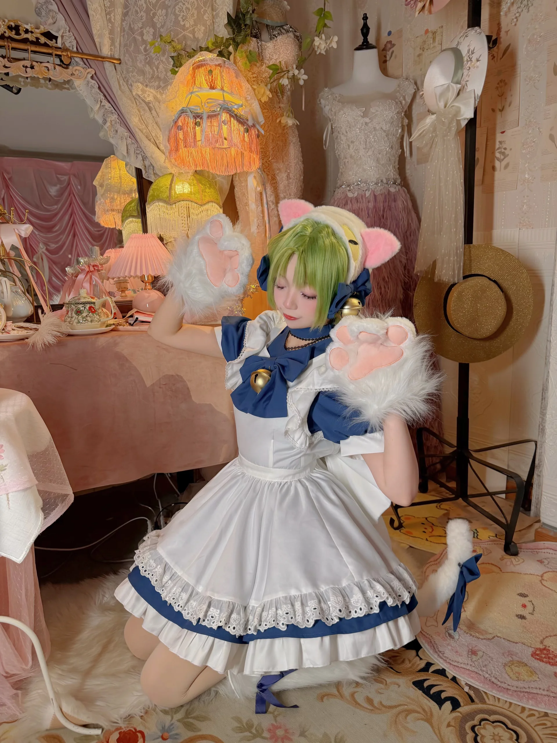 [Di Gi Charat Cosplay] Retro Catgirl Portrait Share of Di Gi Charat / Chocolat - Image 4