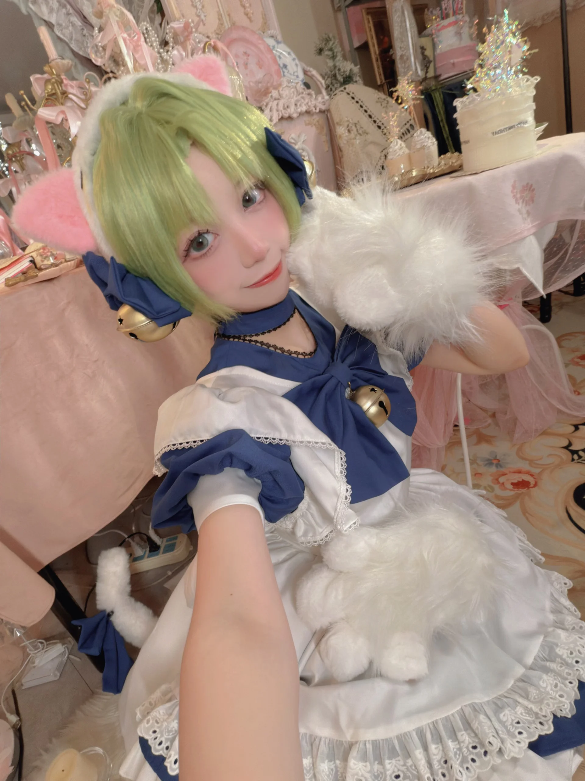 [Di Gi Charat Cosplay] Retro Catgirl Portrait Share of Di Gi Charat / Chocolat - Image 5