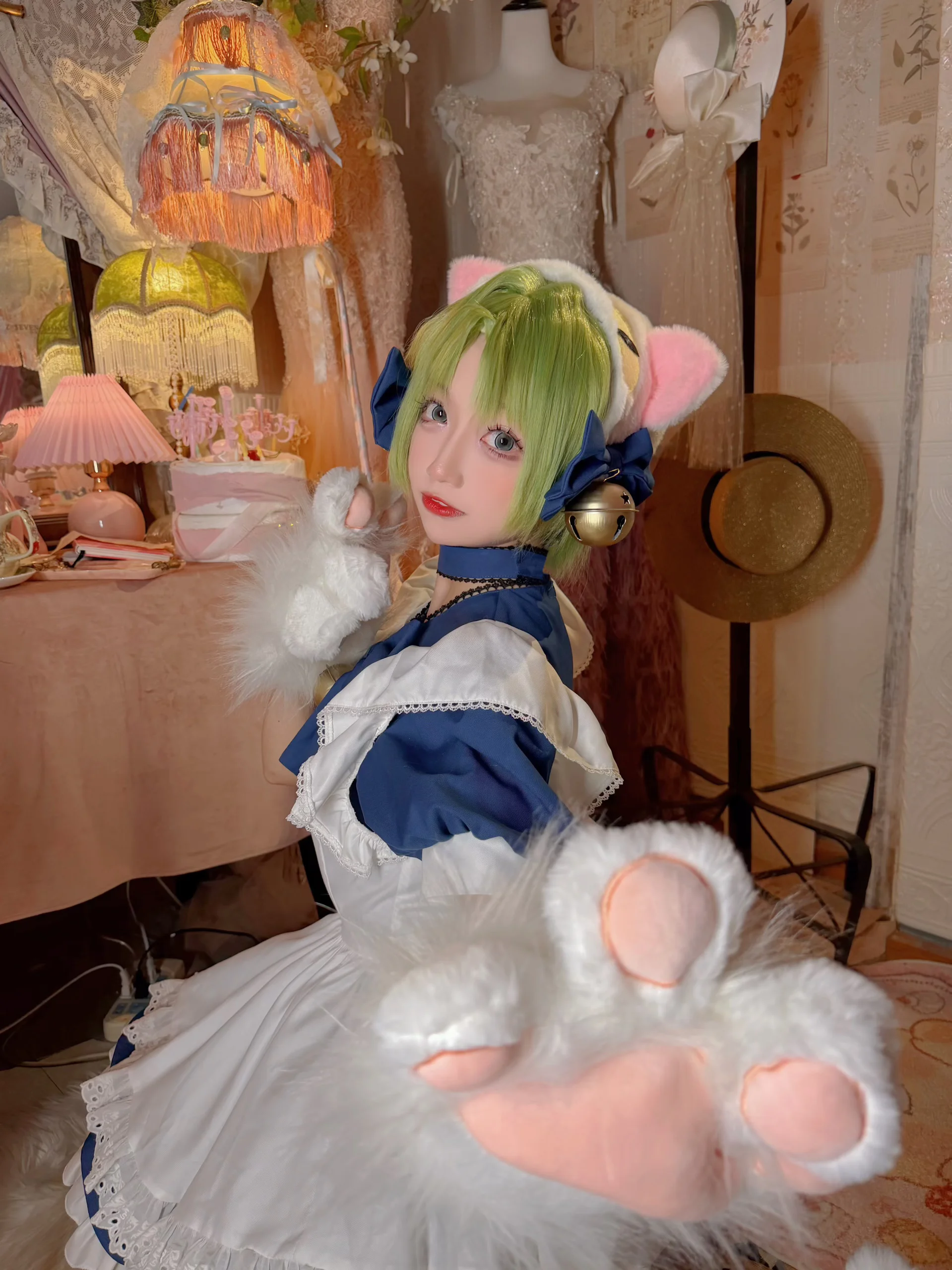[Di Gi Charat Cosplay] Retro Catgirl Portrait Share of Di Gi Charat / Chocolat - Image 6