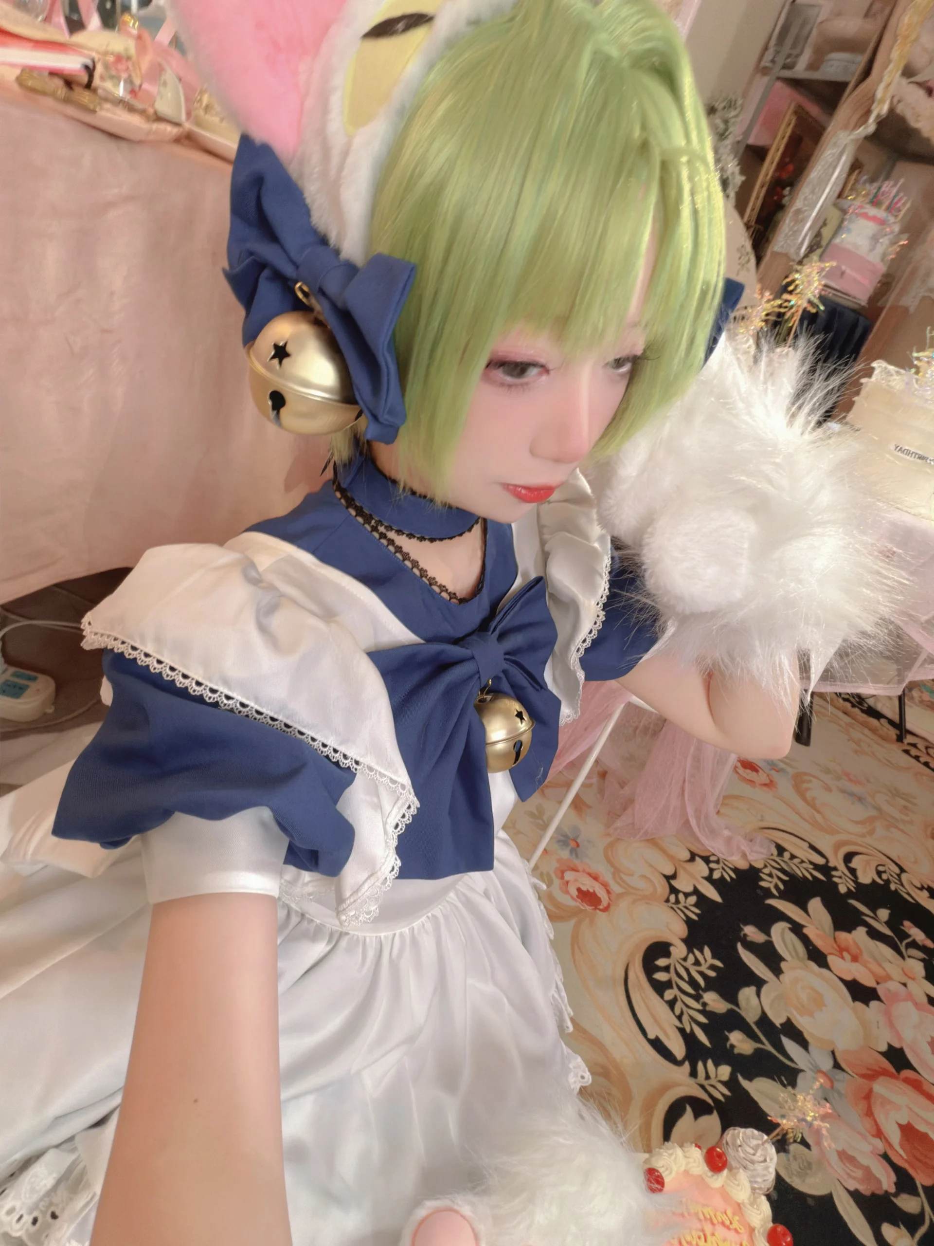 [Di Gi Charat Cosplay] Retro Catgirl Portrait Share of Di Gi Charat / Chocolat - Image 9